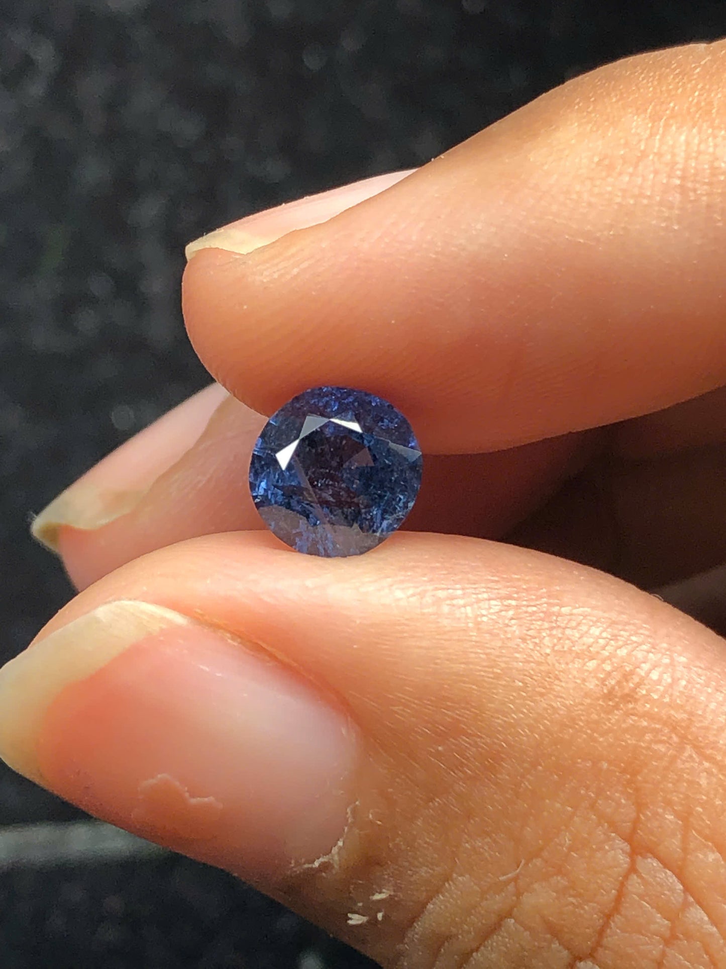 Natural deep blue spinel LucYen 1.52ct - 19112503