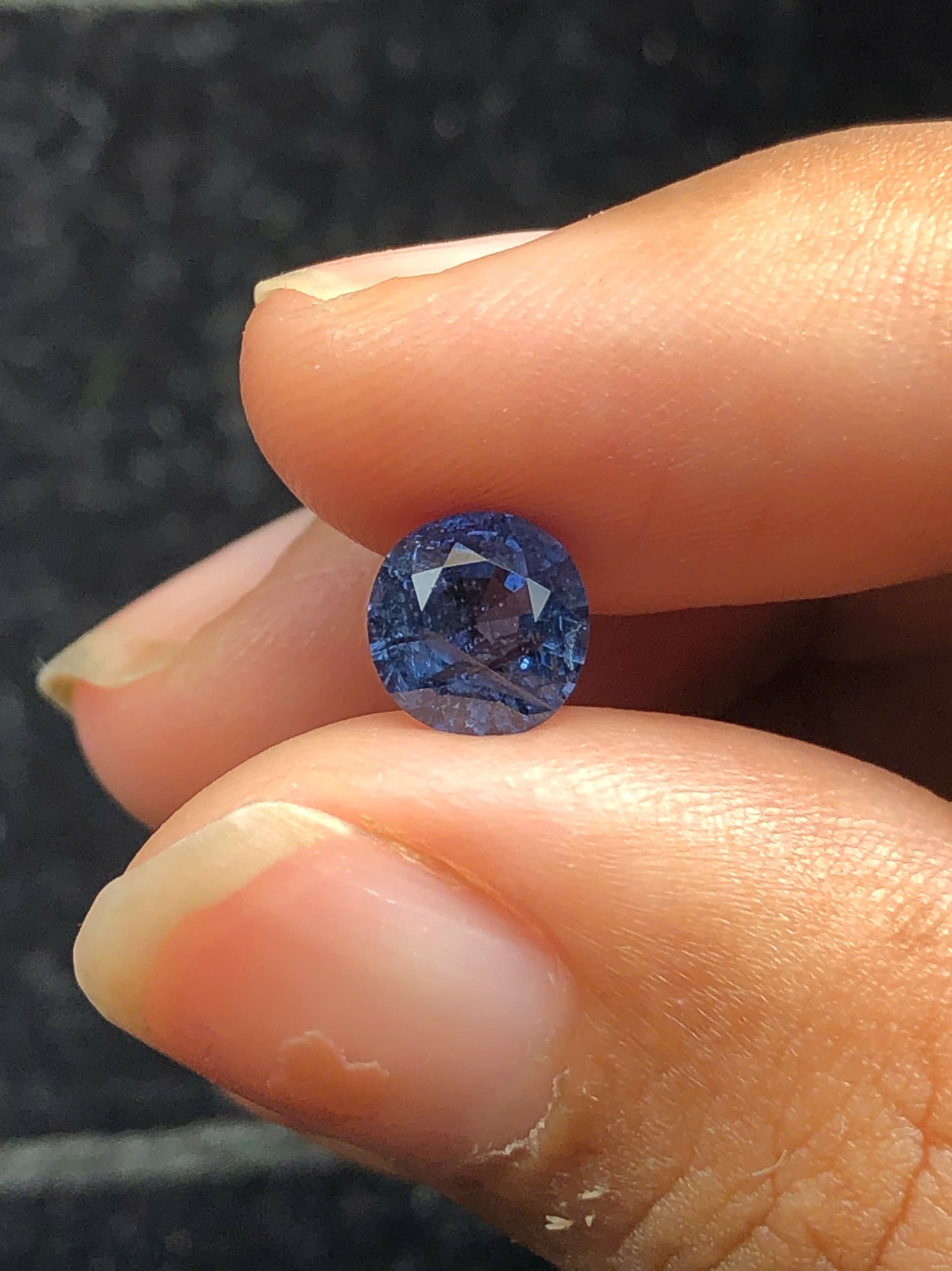 Natural deep blue spinel LucYen 1.52ct - 19112503