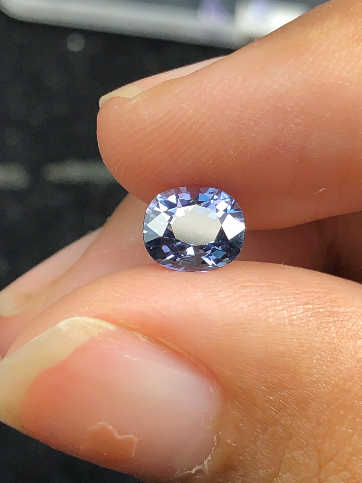 Natural bluish Purple spinel LucYen 1.09ct - 19112509
