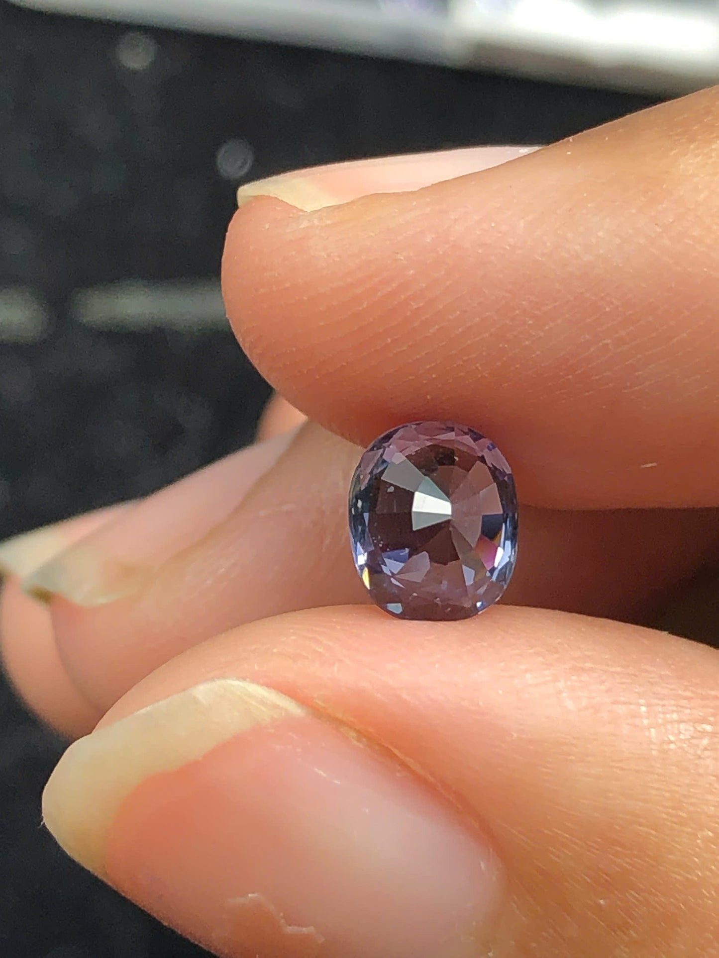 Natural bluish Purple spinel LucYen 1.09ct - 19112509