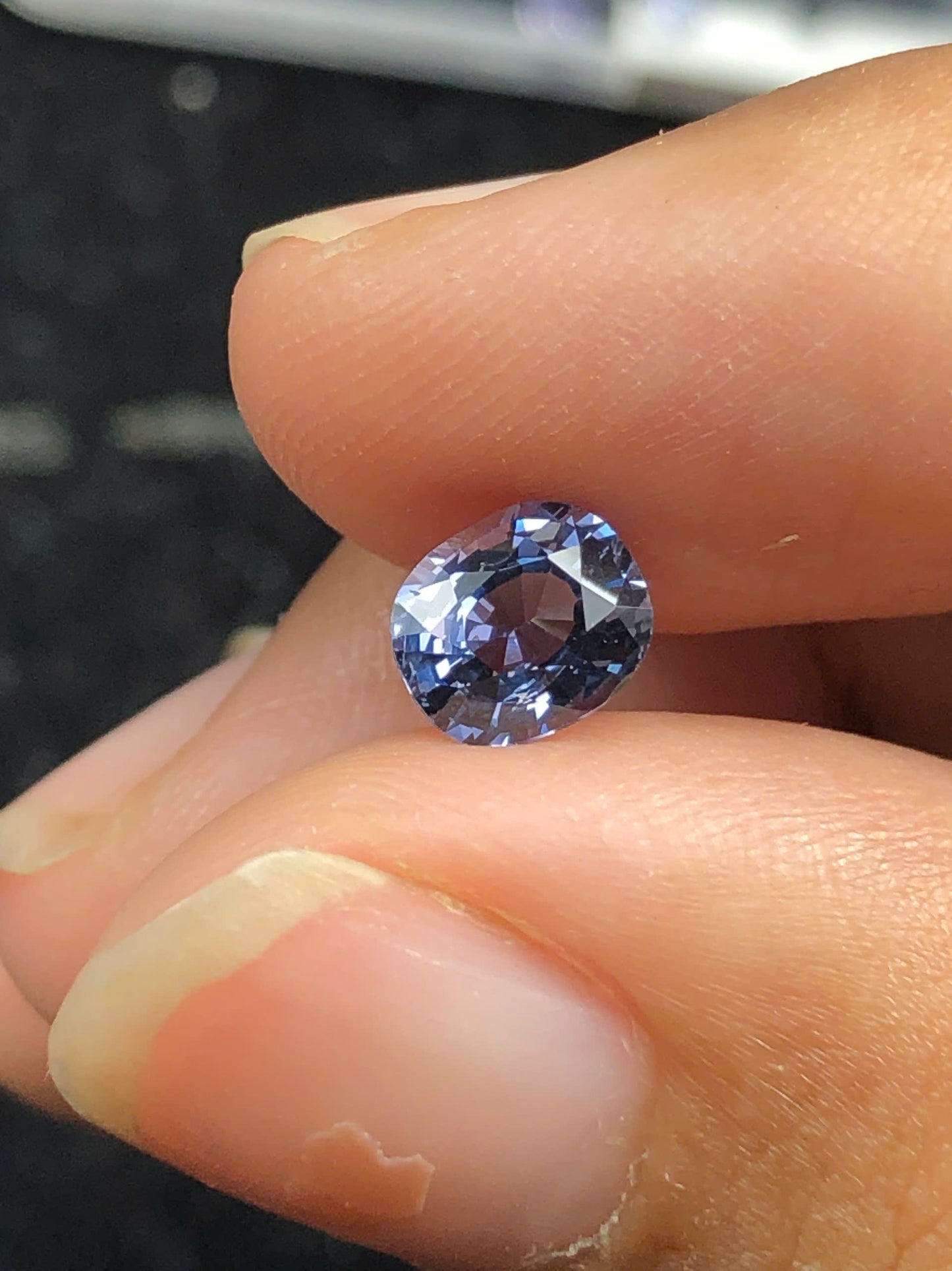 Natural bluish Purple spinel LucYen 1.09ct - 19112509
