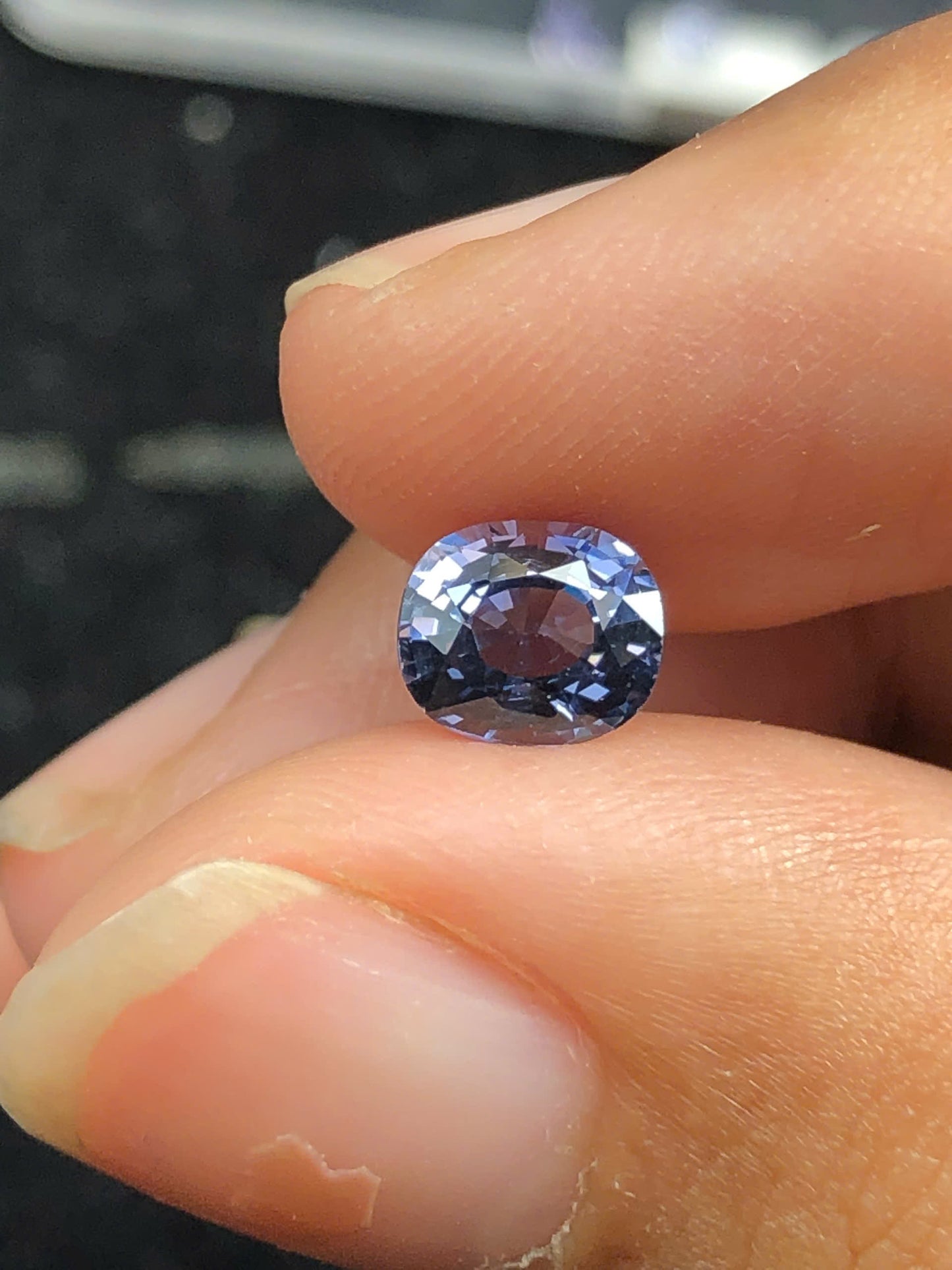 Natural bluish Purple spinel LucYen 1.09ct - 19112509