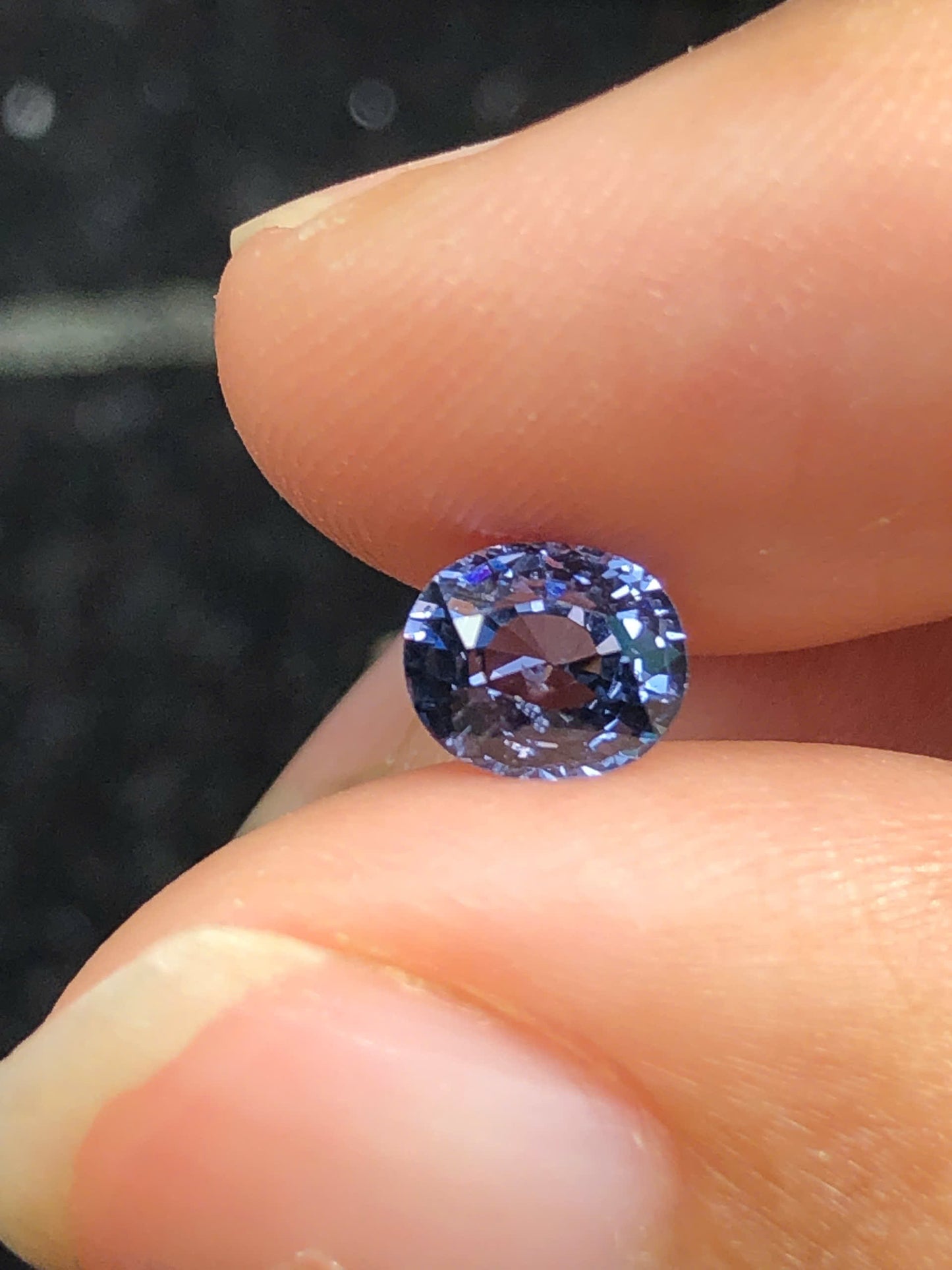 Natural bluish Purple spinel LucYen 0.79ct - 19112510