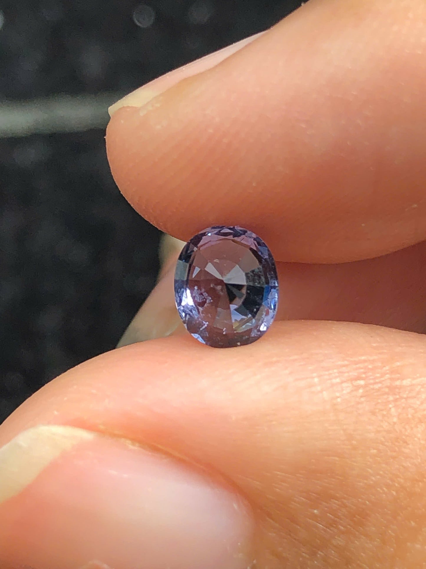 Natural bluish Purple spinel LucYen 0.79ct - 19112510