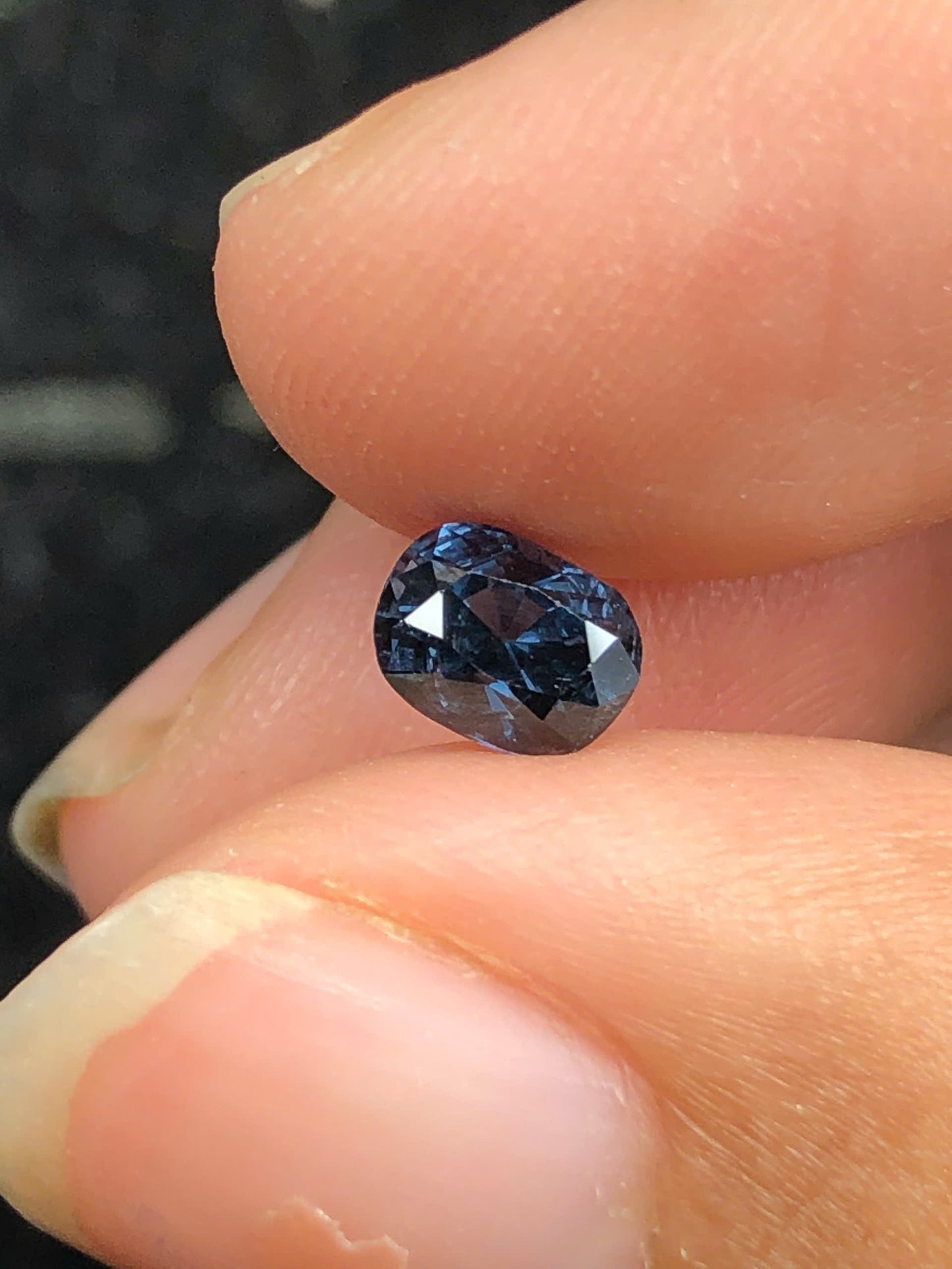 Natural deep blue spinel LucYen 0.78ct - 19112511