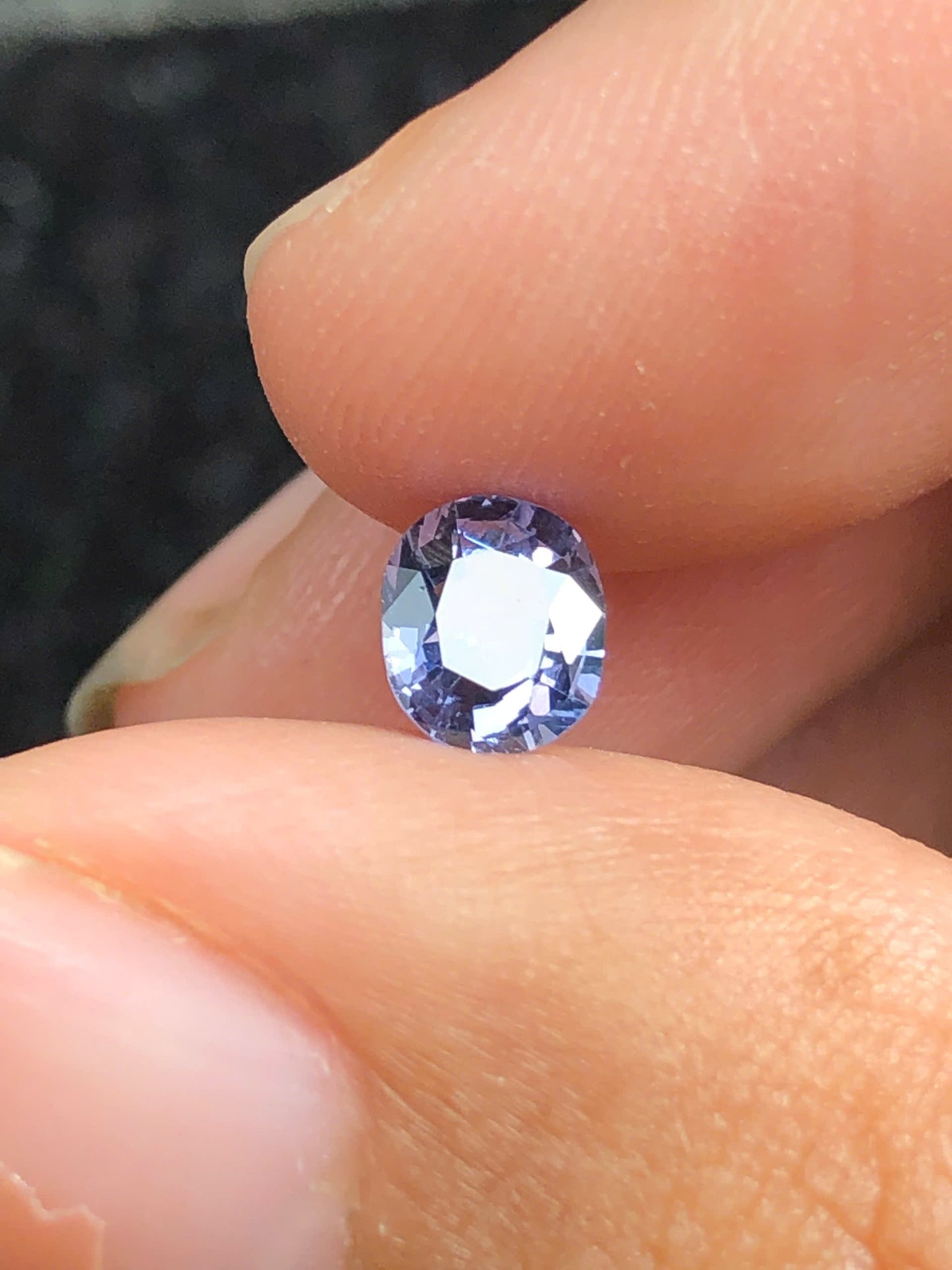 Natural bluish Purple spinel LucYen 0.72ct - 19112512