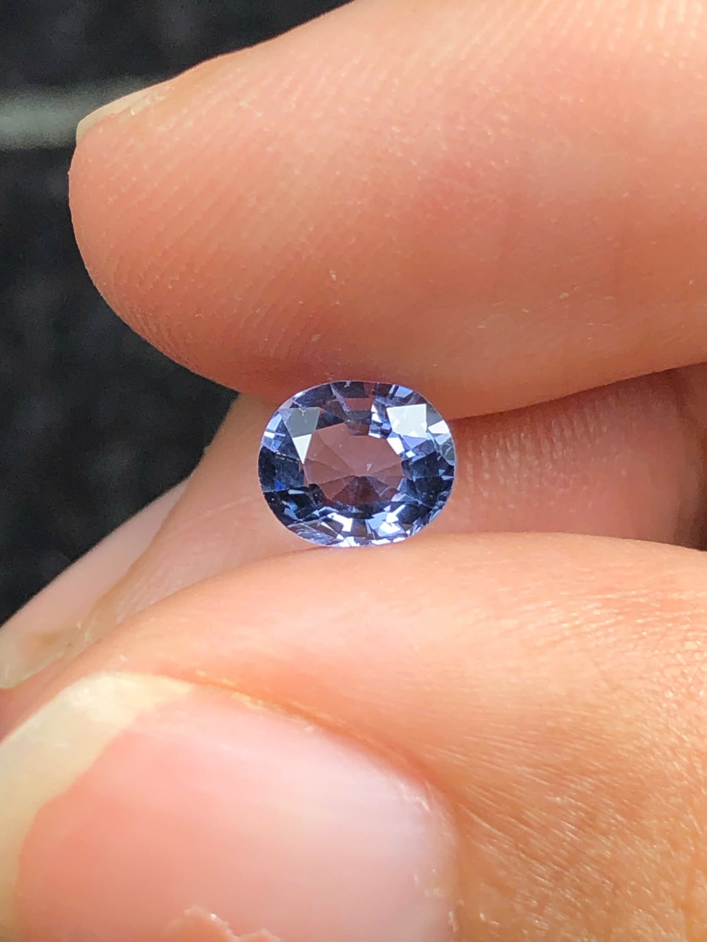 Natural bluish Purple spinel LucYen 0.72ct - 19112512