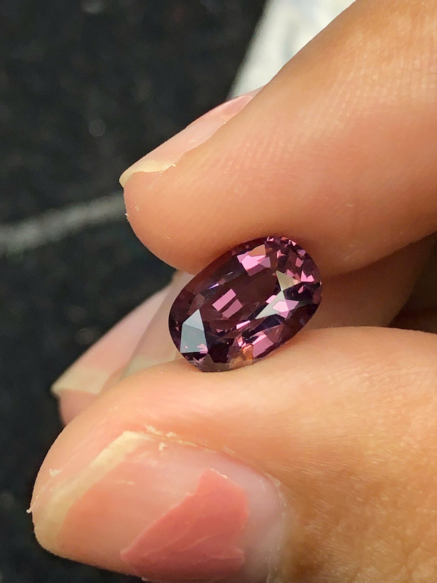 Natural Dark Purple spinel LucYen 2.26ct - 05122504