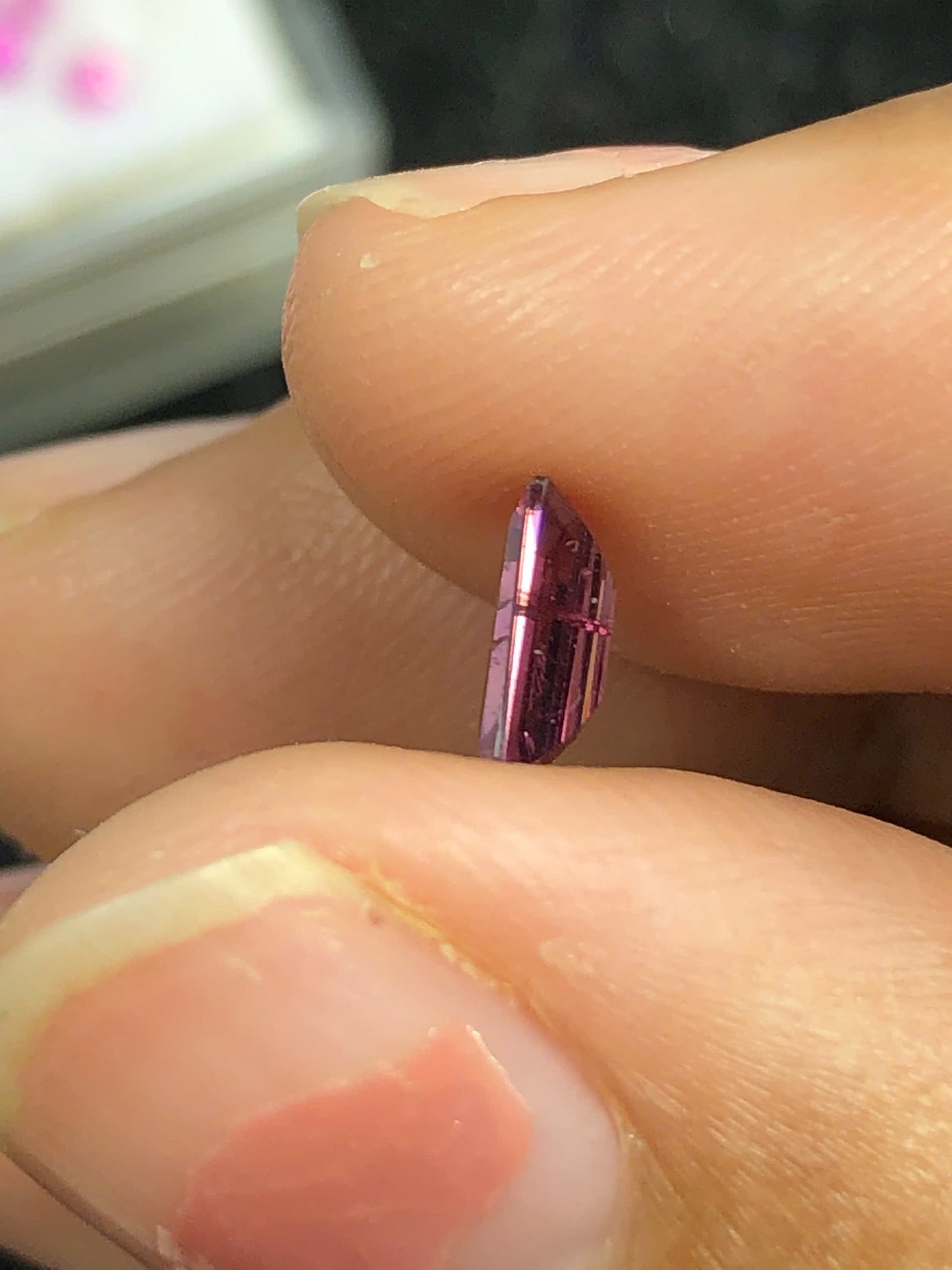 Natural purple spinel LucYen 0.68ct - 06122504