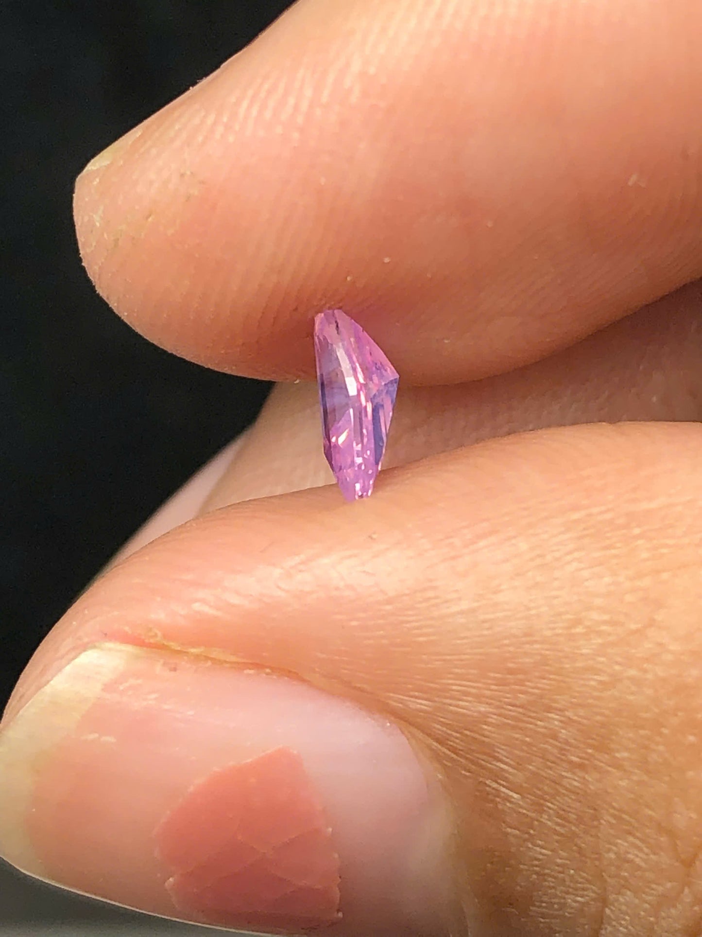 Natural Purplish Pink silky sapphire LụcYên 0.40ct_ 09122505