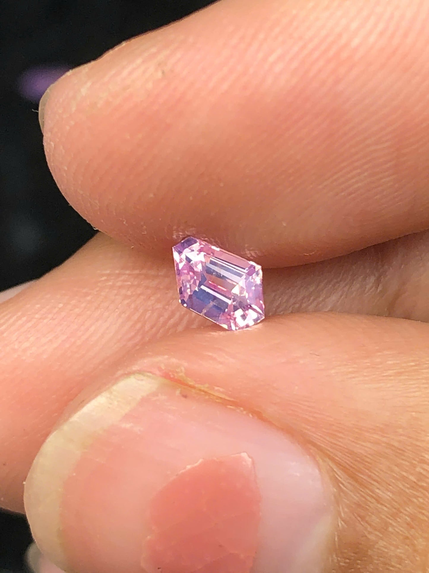 Natural Purplish Pink silky sapphire LụcYên 0.44ct_ 09122507