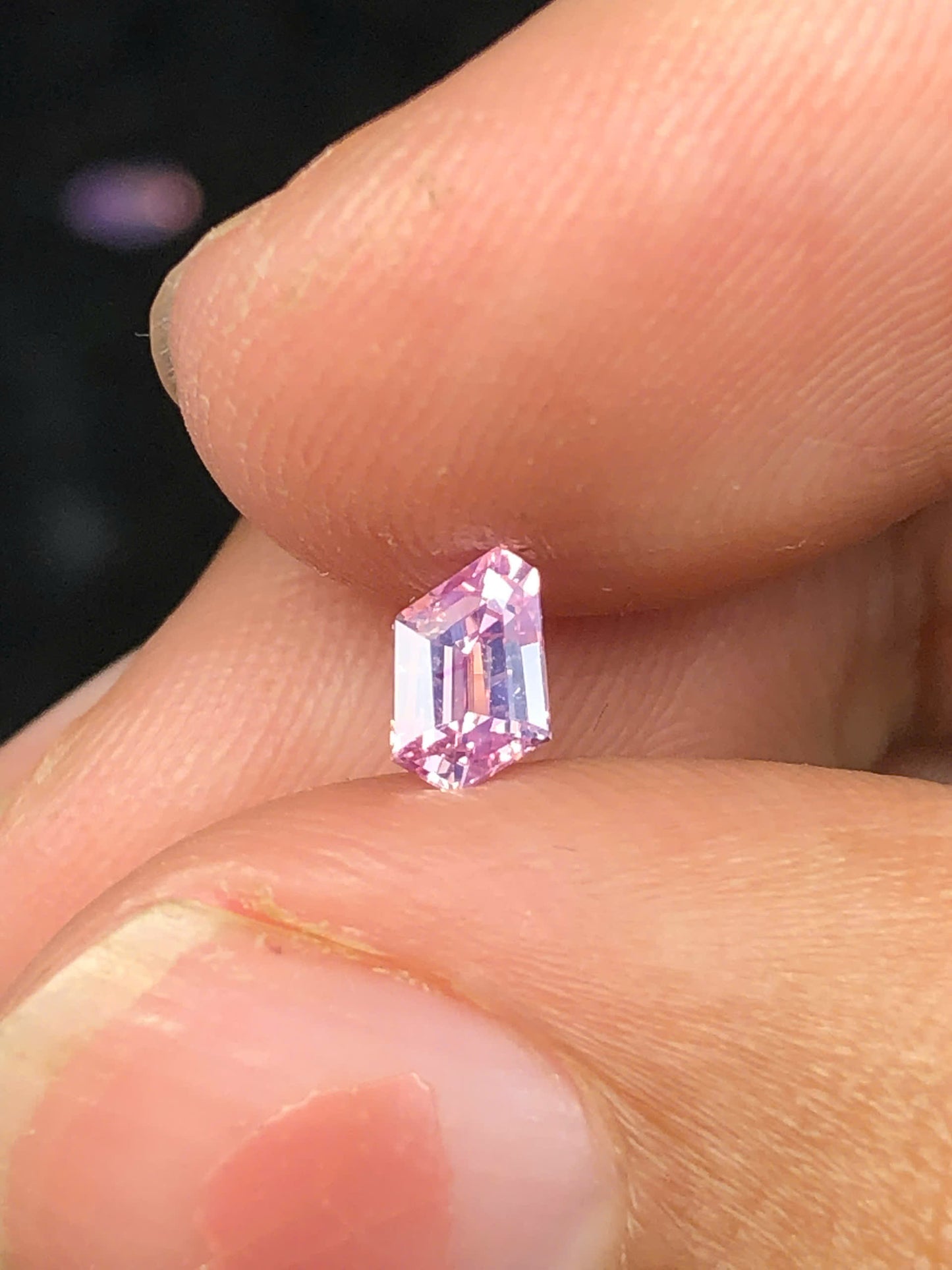 Natural Purplish Pink silky sapphire LụcYên 0.44ct_ 09122507