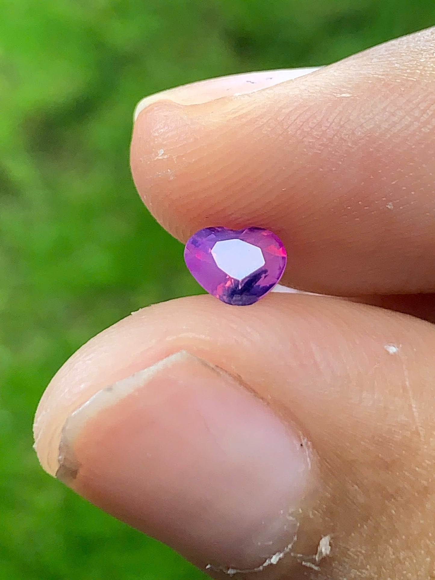 Natural purplish pink silky sapphire LụcYên  0.49ct_ 06082503