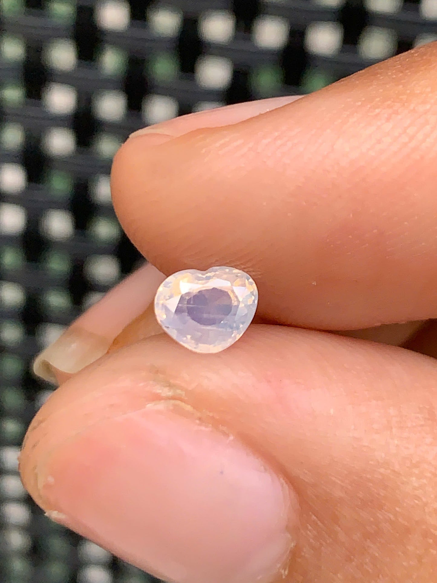 White silky Sapphire Luc Yen 0.49ct - 05072510