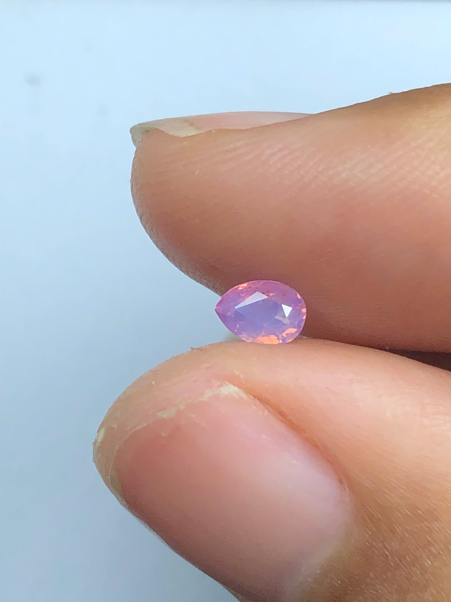 Natural purple silky sapphire LụcYên 0.31ct_ 25122511