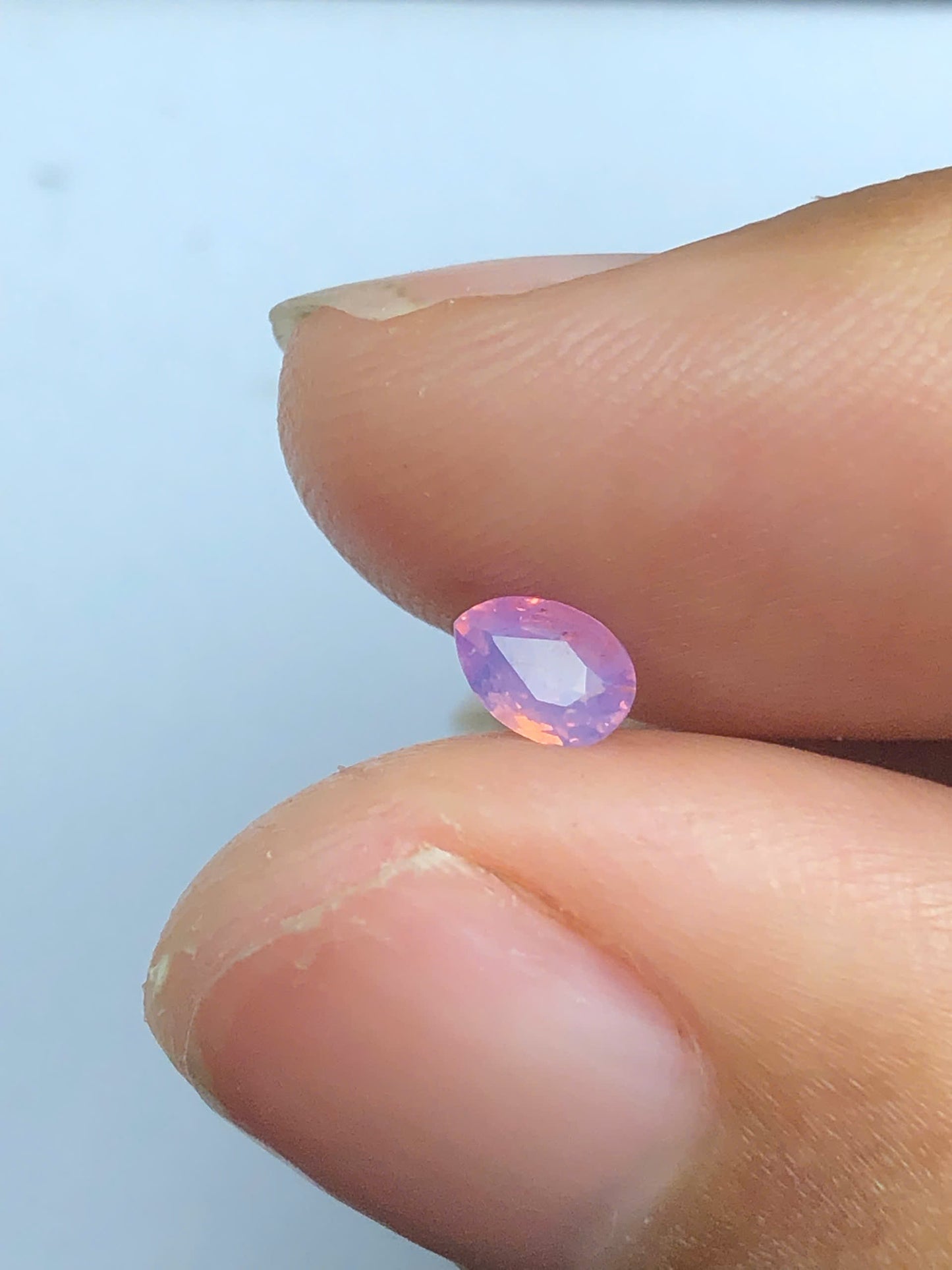 Natural purple silky sapphire LụcYên 0.31ct_ 25122511