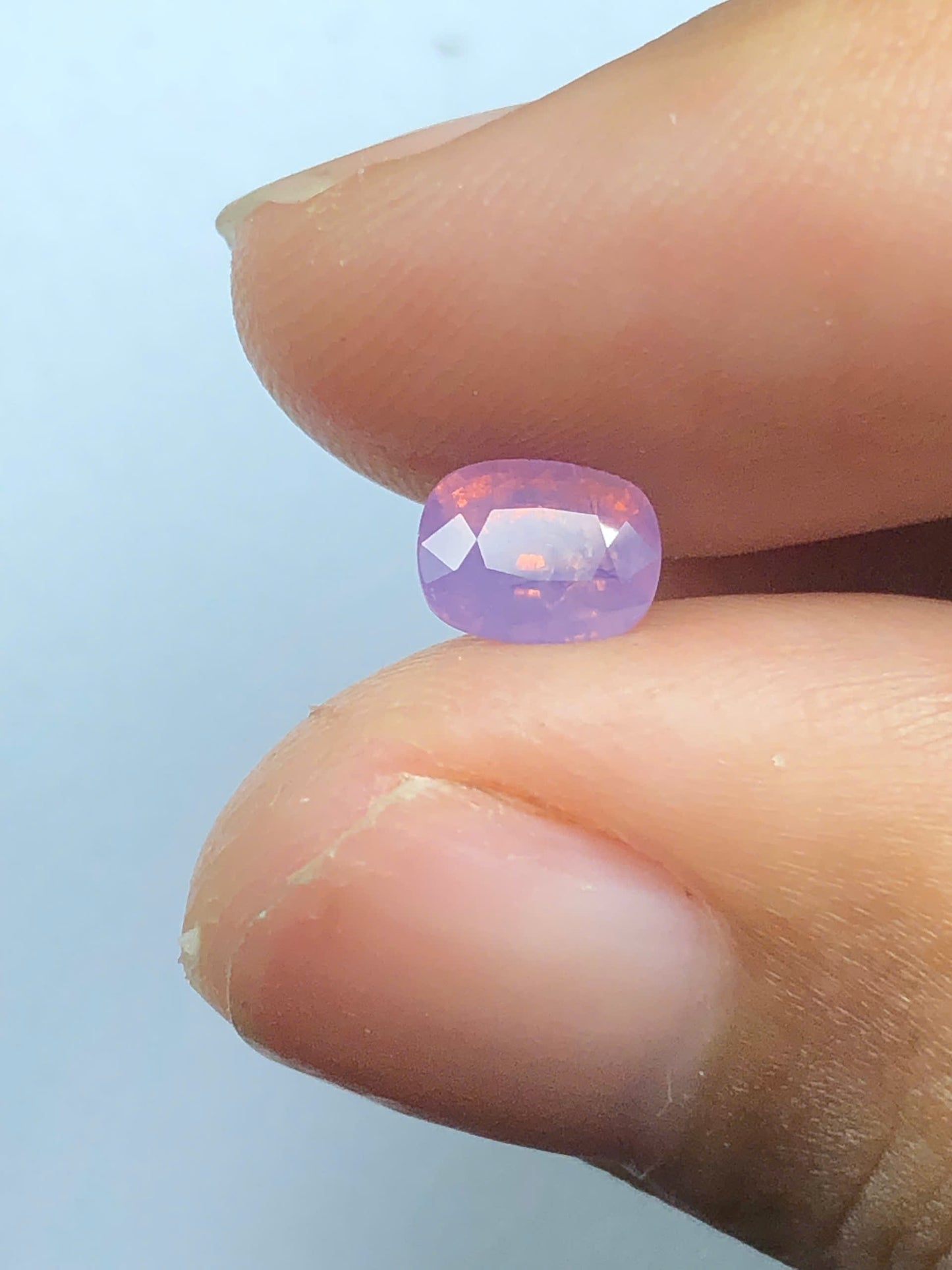 Natural purple silky sapphire LụcYên 1.01ct_ 25122523