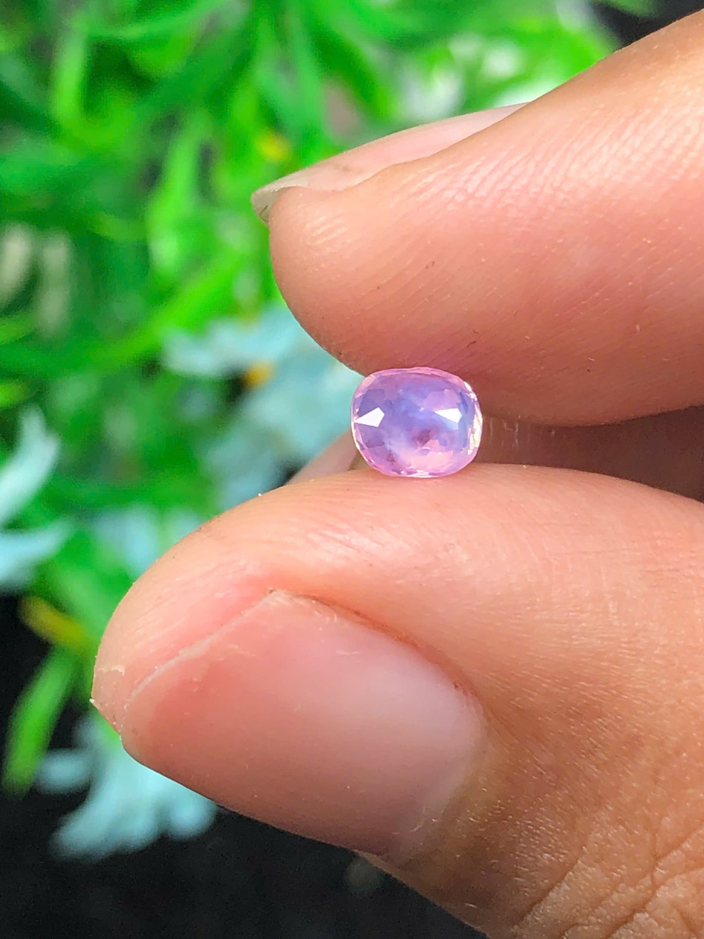 Natural purple silky sapphire LụcYên 0.54ct_ 25122502