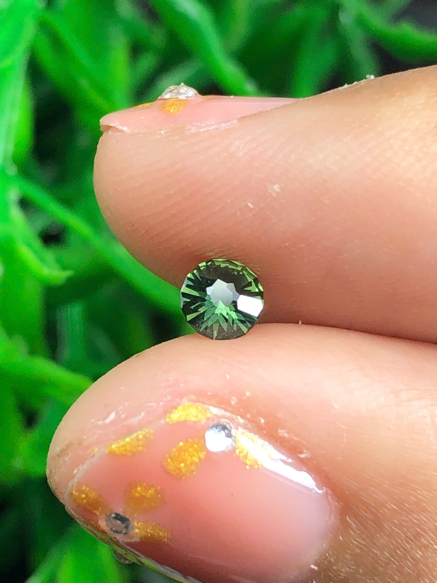 Natural green sapphire LucYen 0.29ct - 05092529