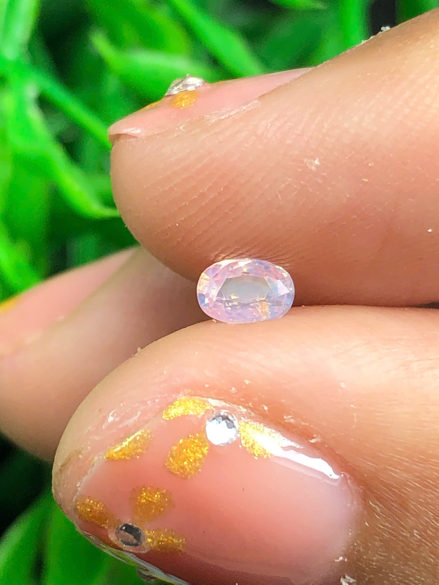 Natural White sapphire LụcYên 0.28ct_ 26122501