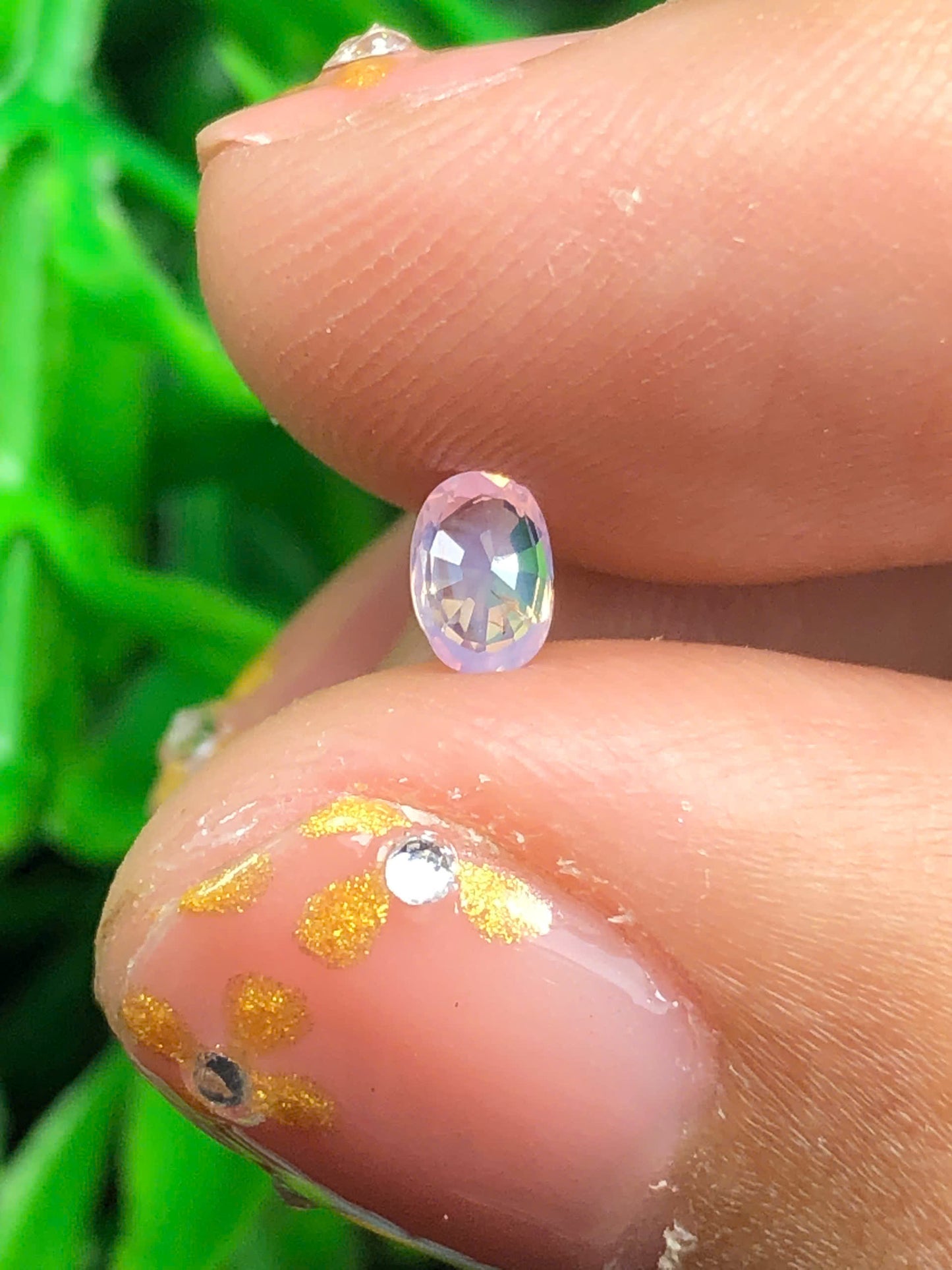 Natural White sapphire LụcYên 0.28ct_ 26122501
