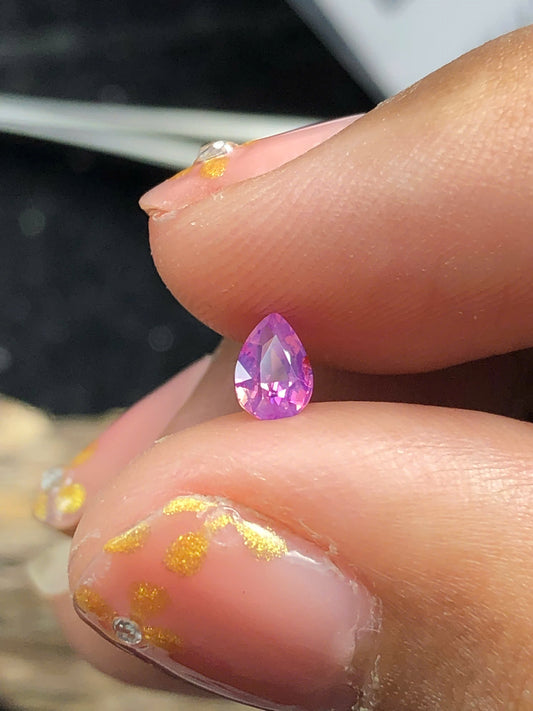 Natura pink silky sapphire LucYen 0.36ct - 12012606