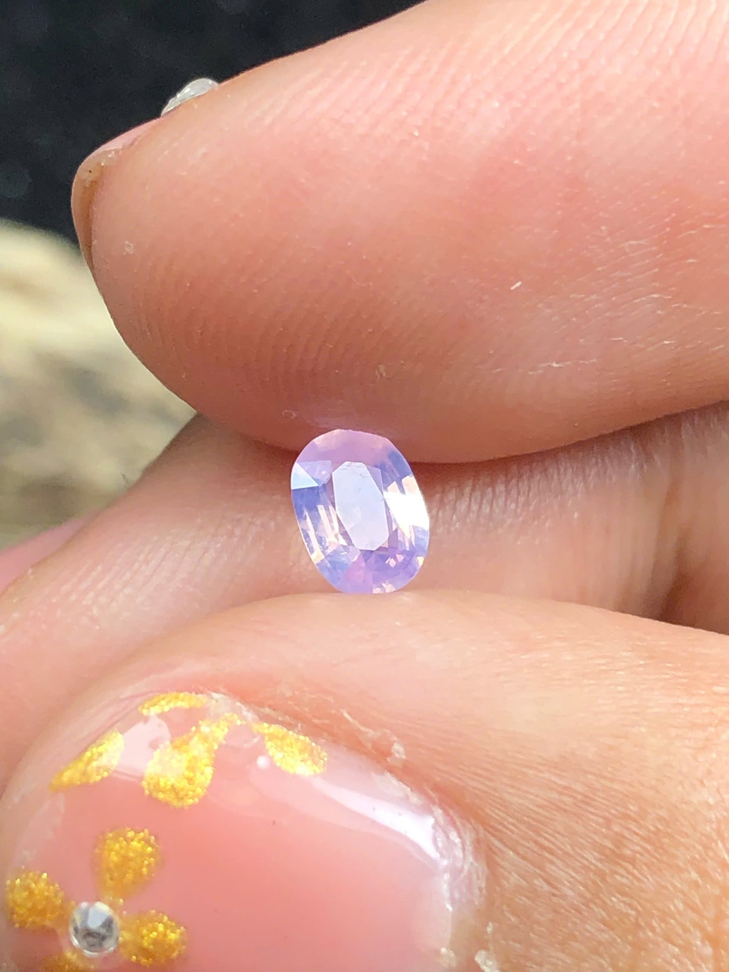 Natura pink silky sapphire LucYen 0.37ct - 12012608