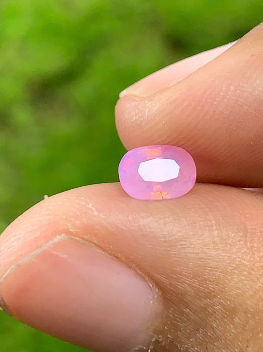 Natural pink silky sapphire LụcYên 0.3ct_02082519