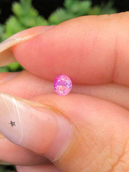 Natural Silky Pink sapphire 0.3cts_ 070159