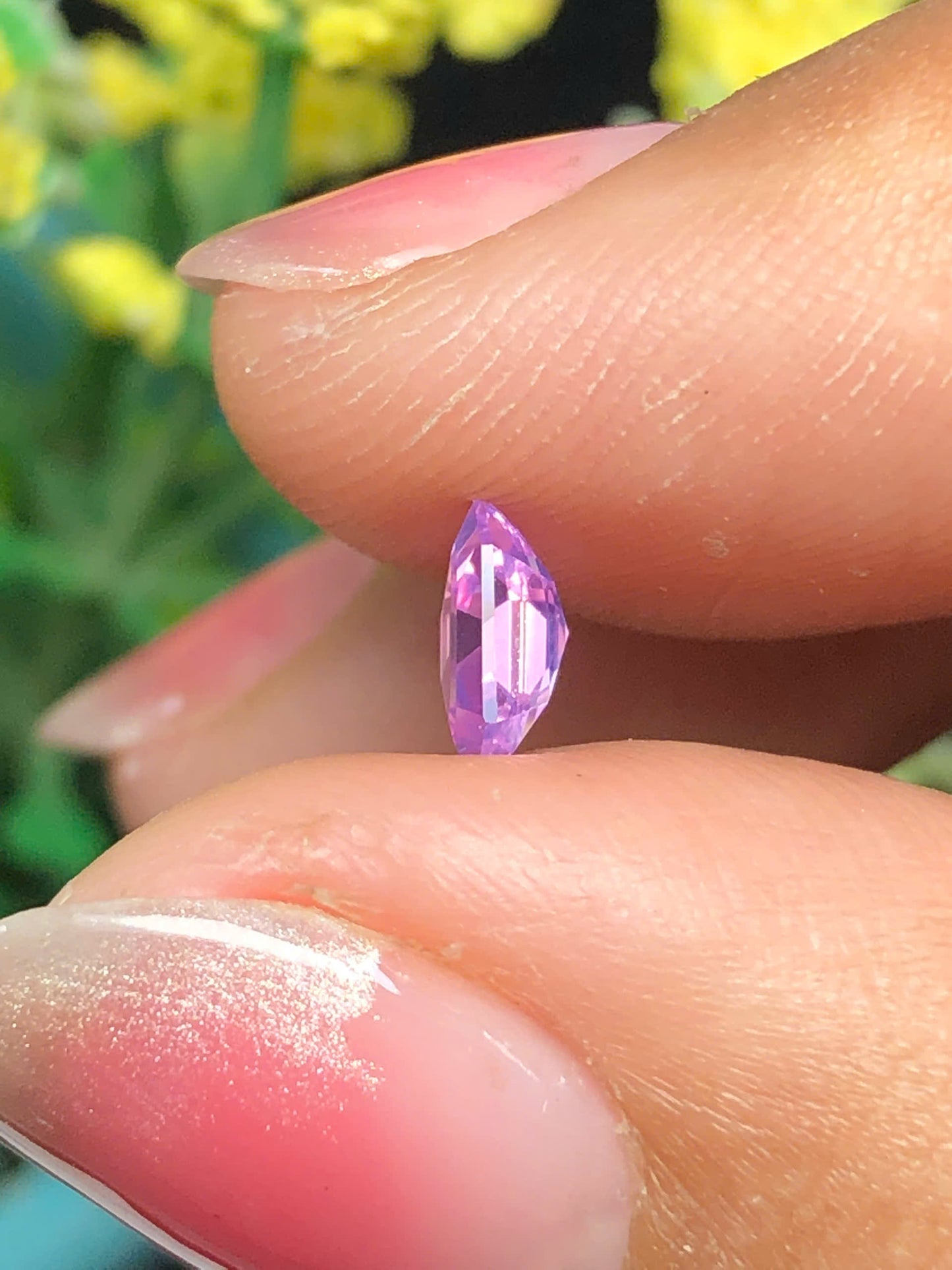 Natural purplish pink silky sapphire LụcYên 0.501ct-07032607HA