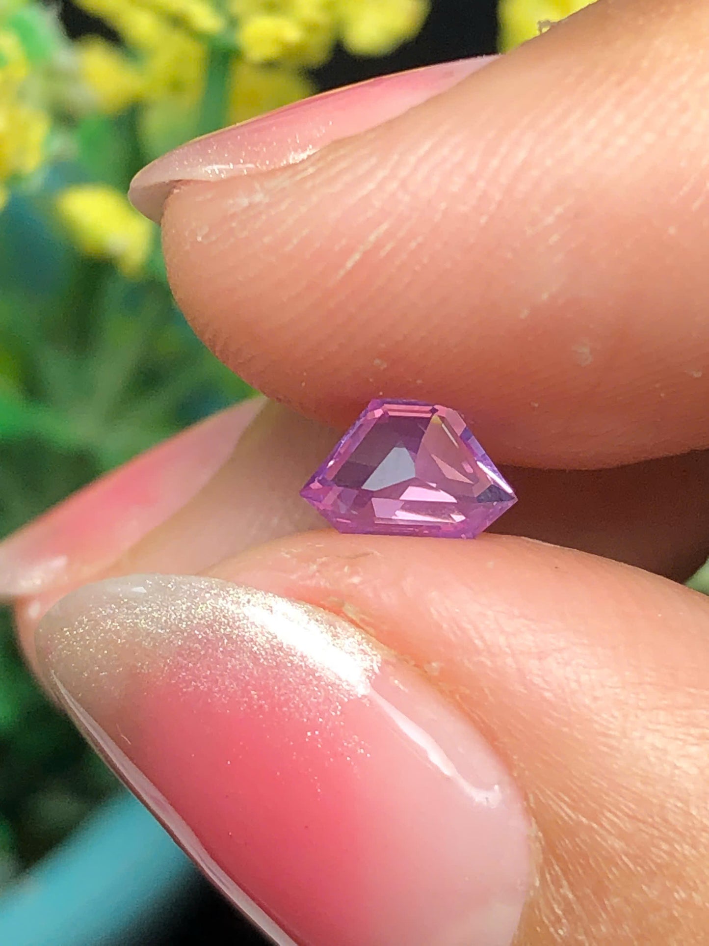 Natural purplish pink silky sapphire LụcYên 0.501ct-07032607HA