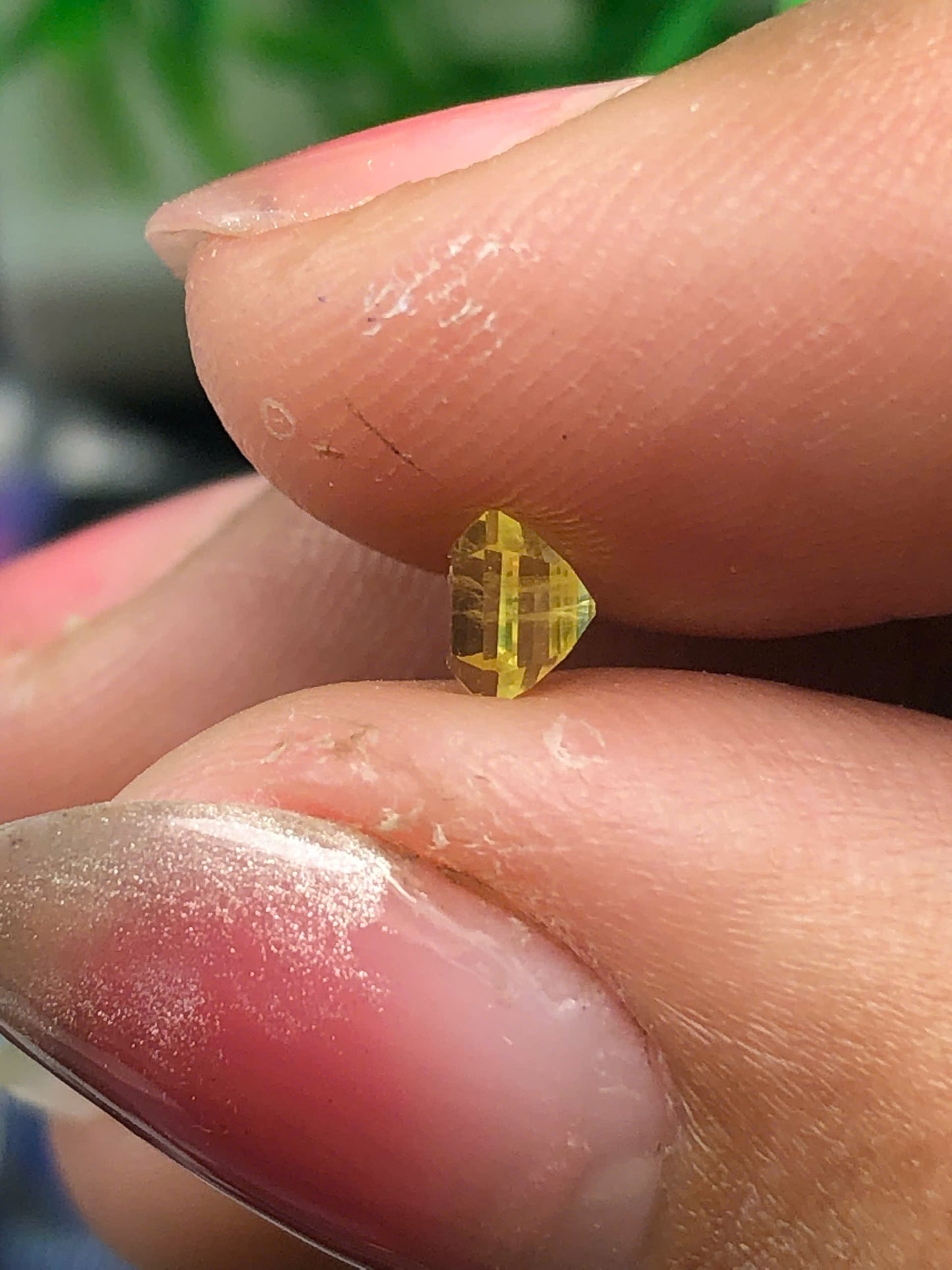 Natural yellow sapphire LụcYên 0.5ct (normal - heated )-13032612HA