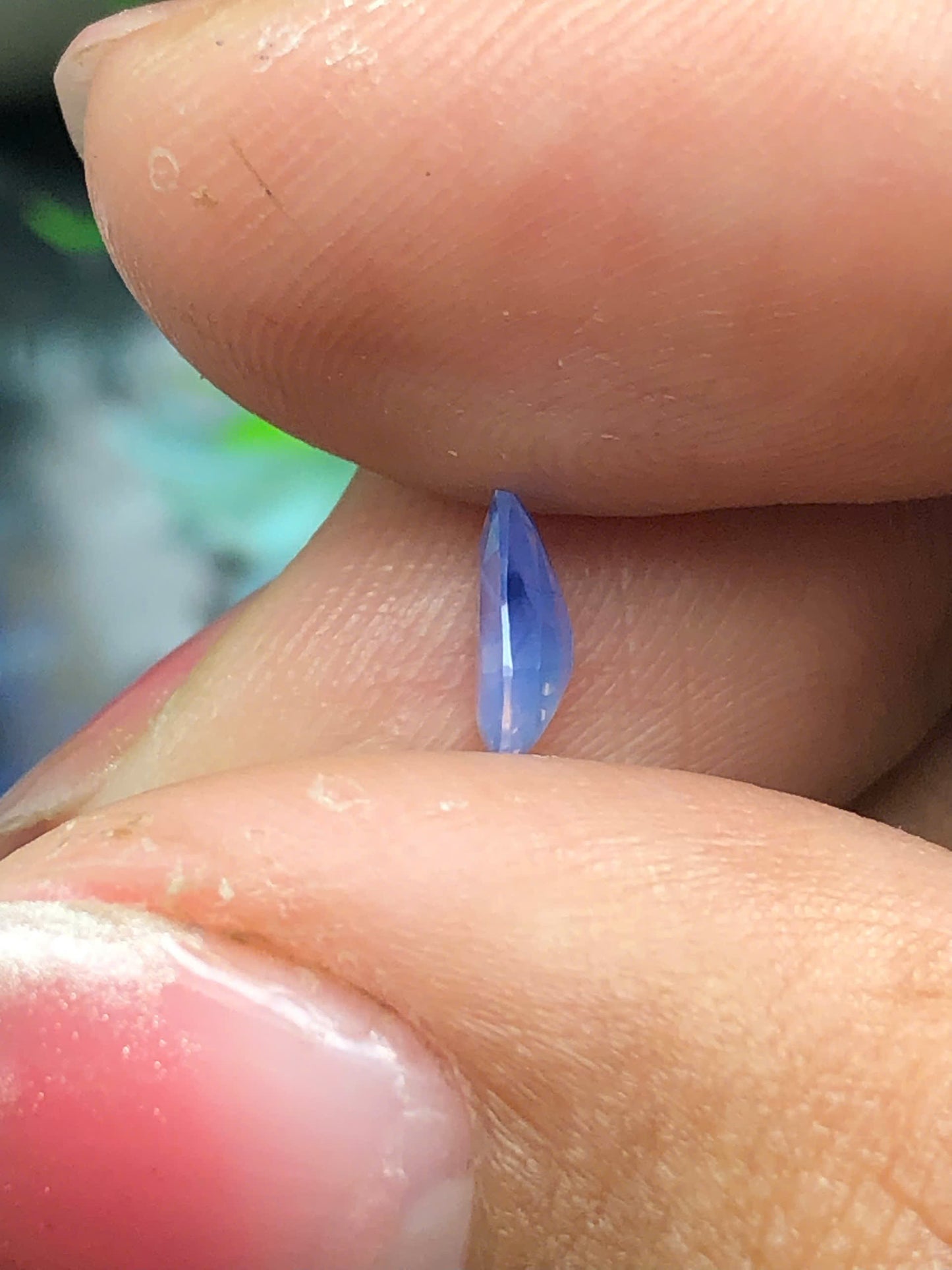 Natural blue silky sapphire LụcYên 0.52ct-13032613HA