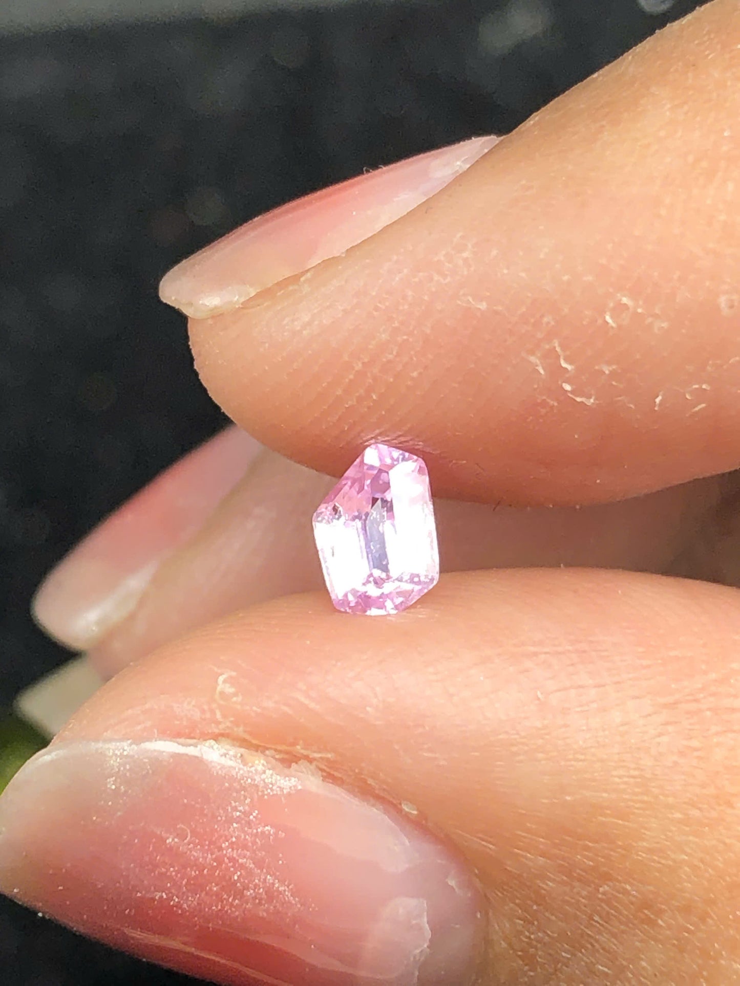 Natural light pink sapphire LụcYên 0.37ct_ 02022618HA