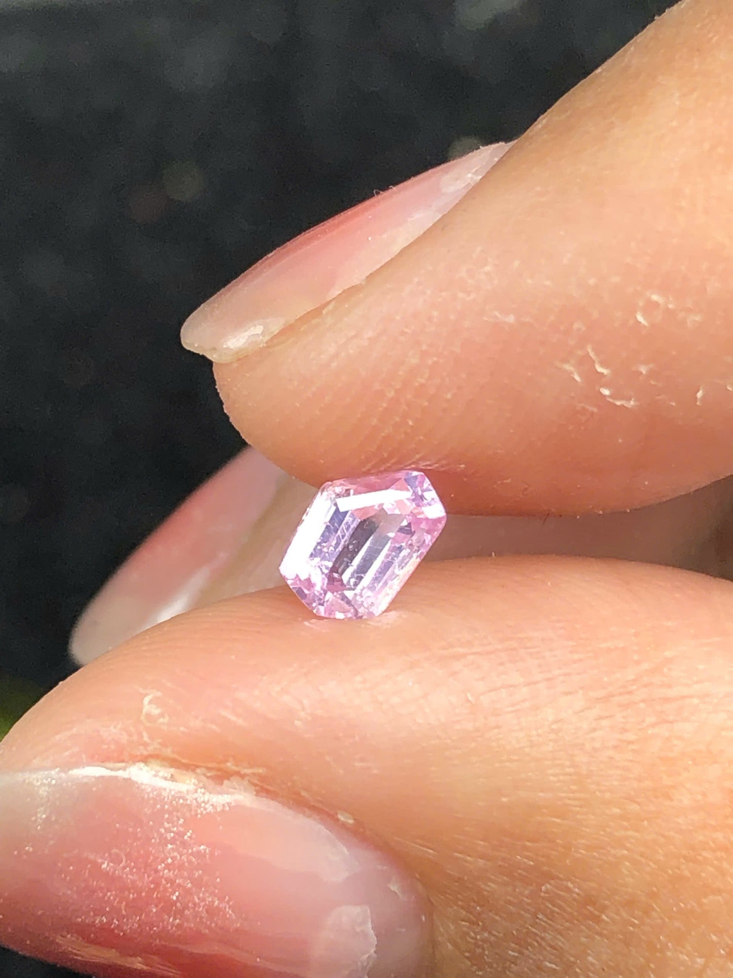 Natural light pink sapphire LụcYên 0.37ct_ 02022618HA
