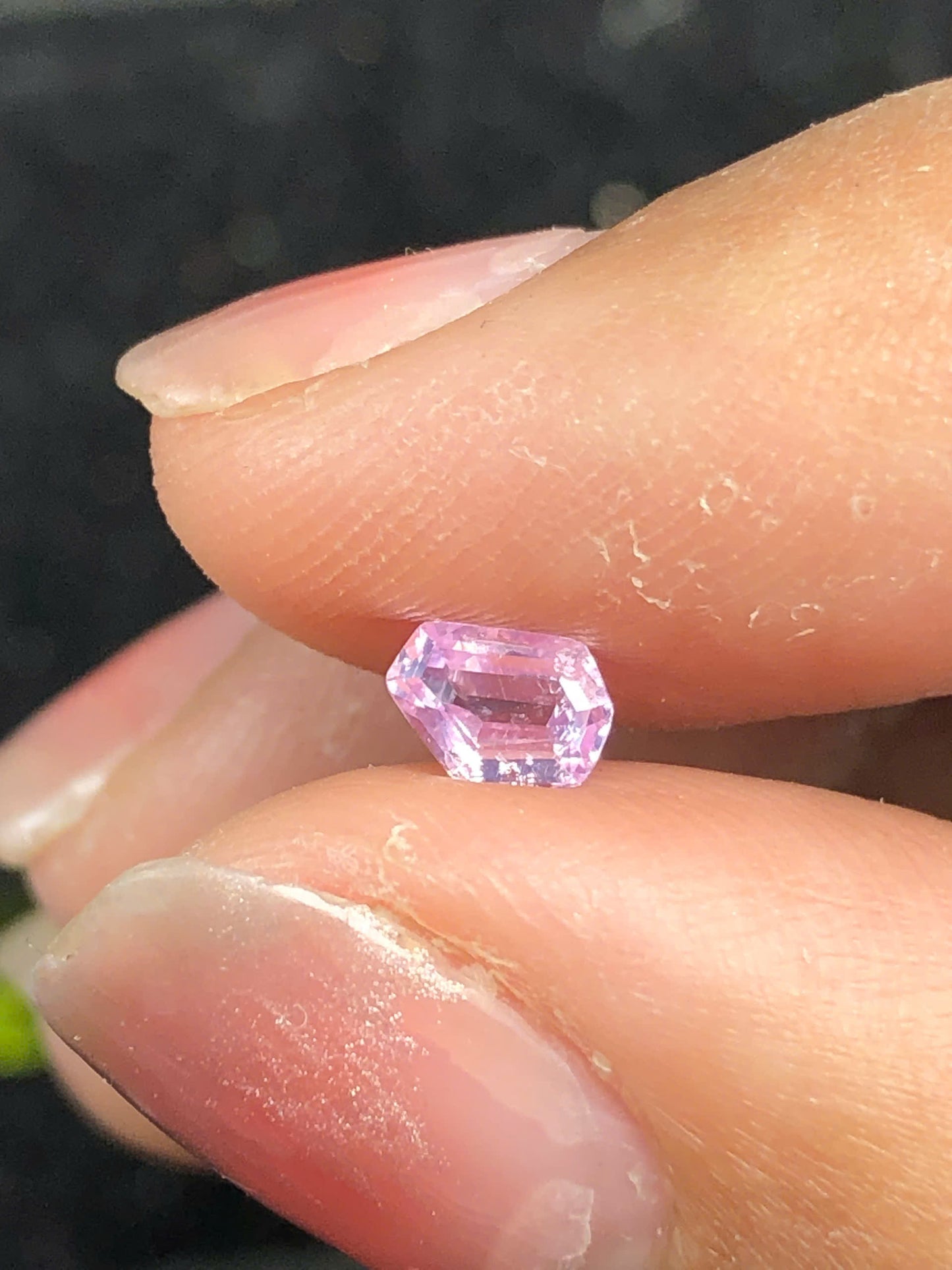 Natural light pink sapphire LụcYên 0.37ct_ 02022618HA