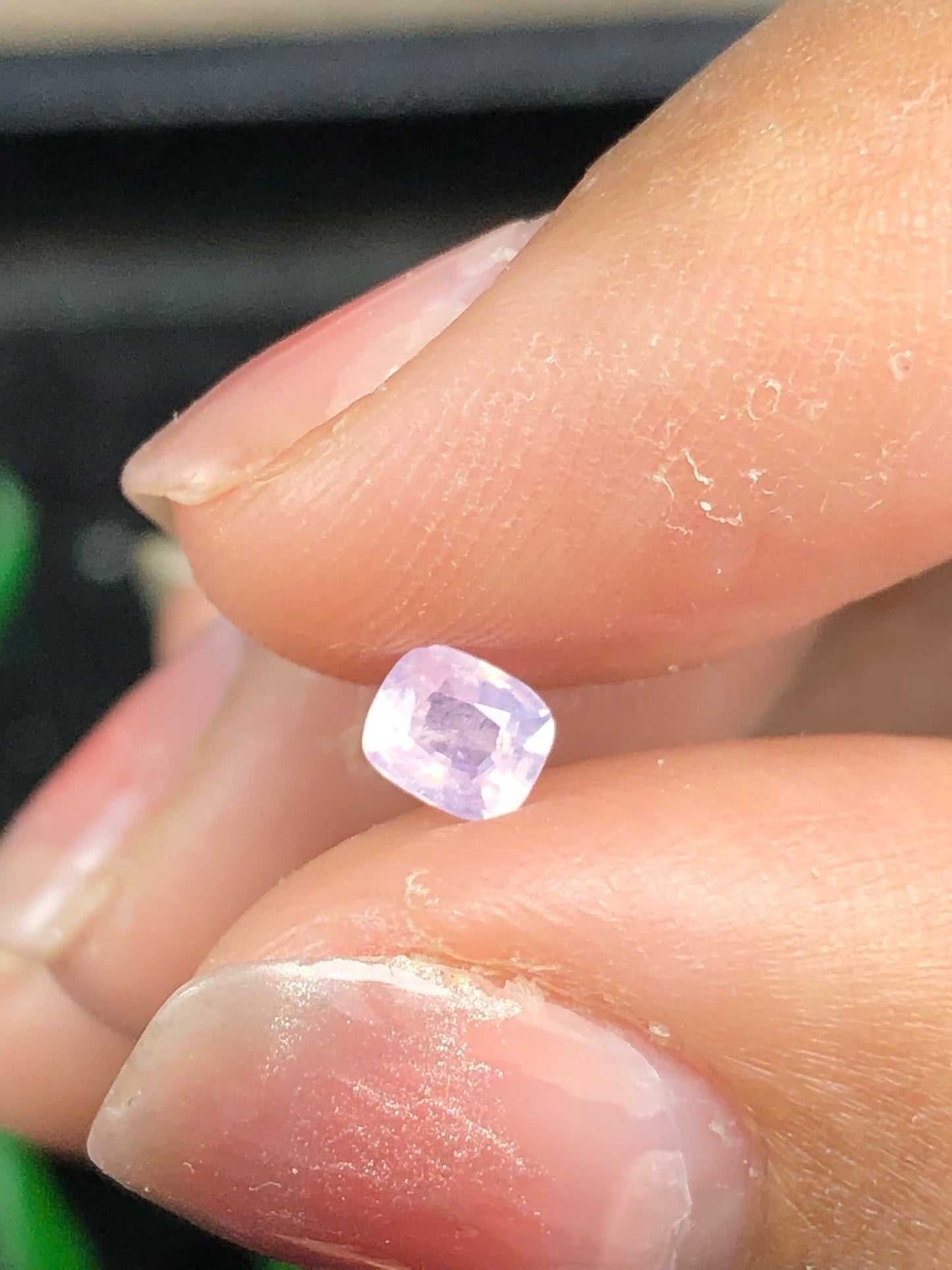 Natural light pink sapphire LụcYên 0.35ct_ 02022619HA