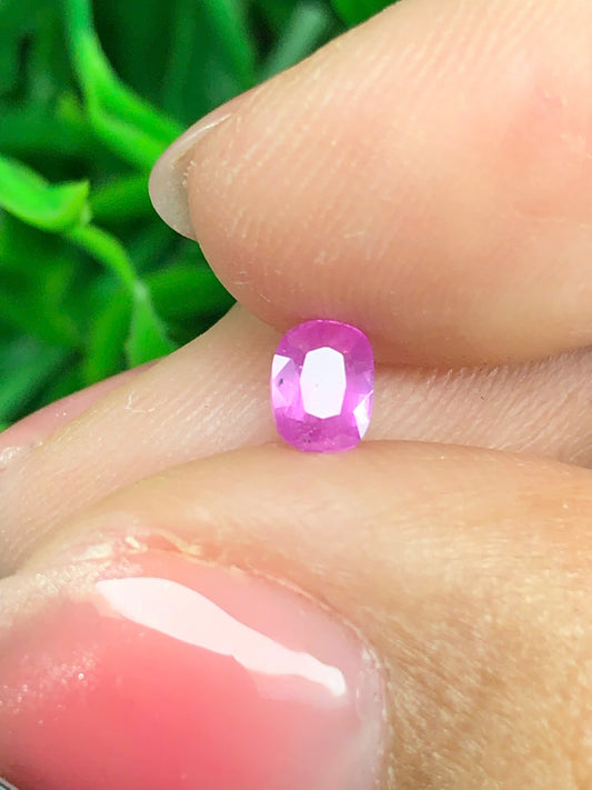 Natural pink silky sapphire LụcYên 0.46ct_14022606HA