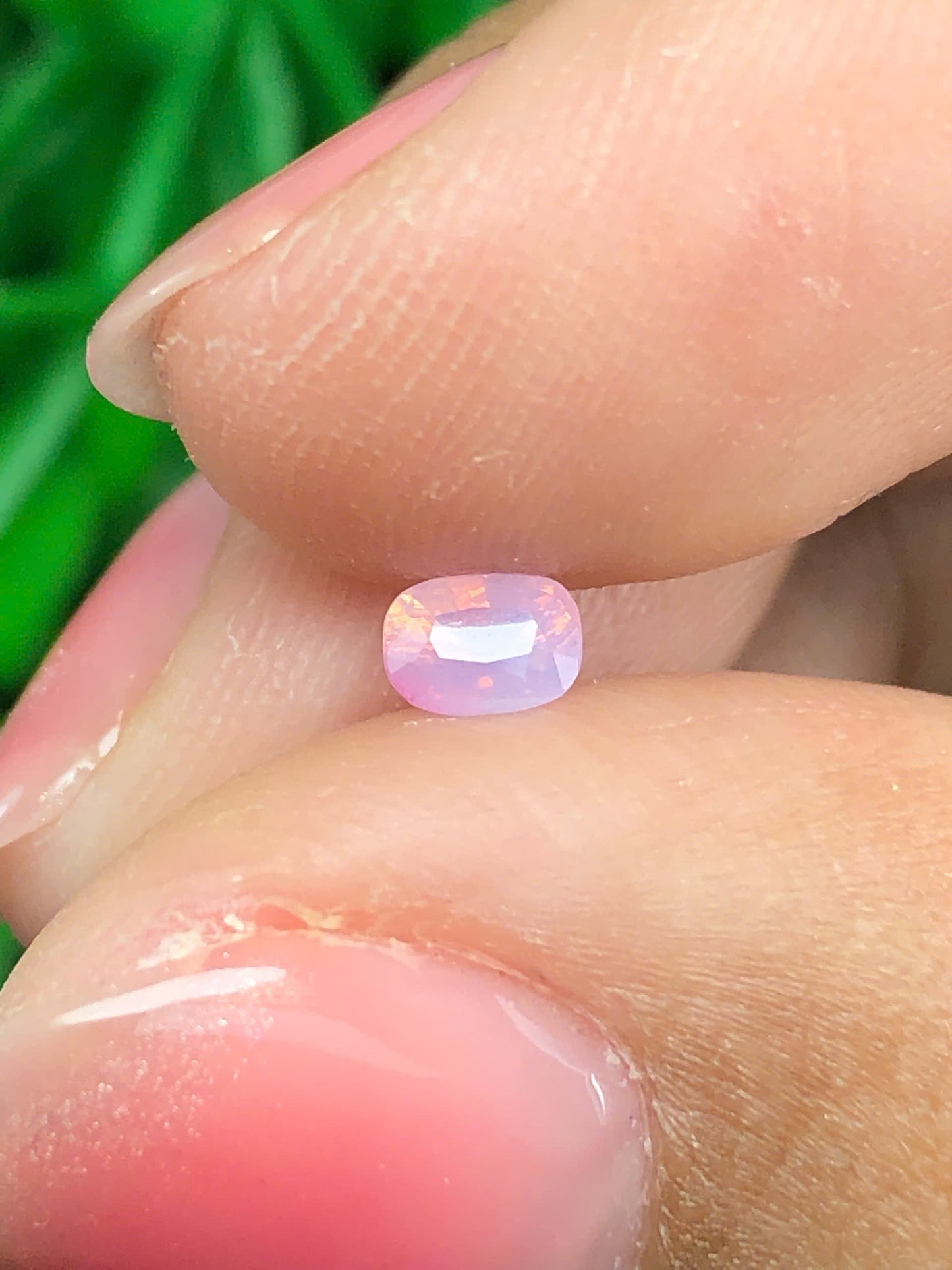 Natural pink milky sapphire LụcYên 0.30ct_14022613HA