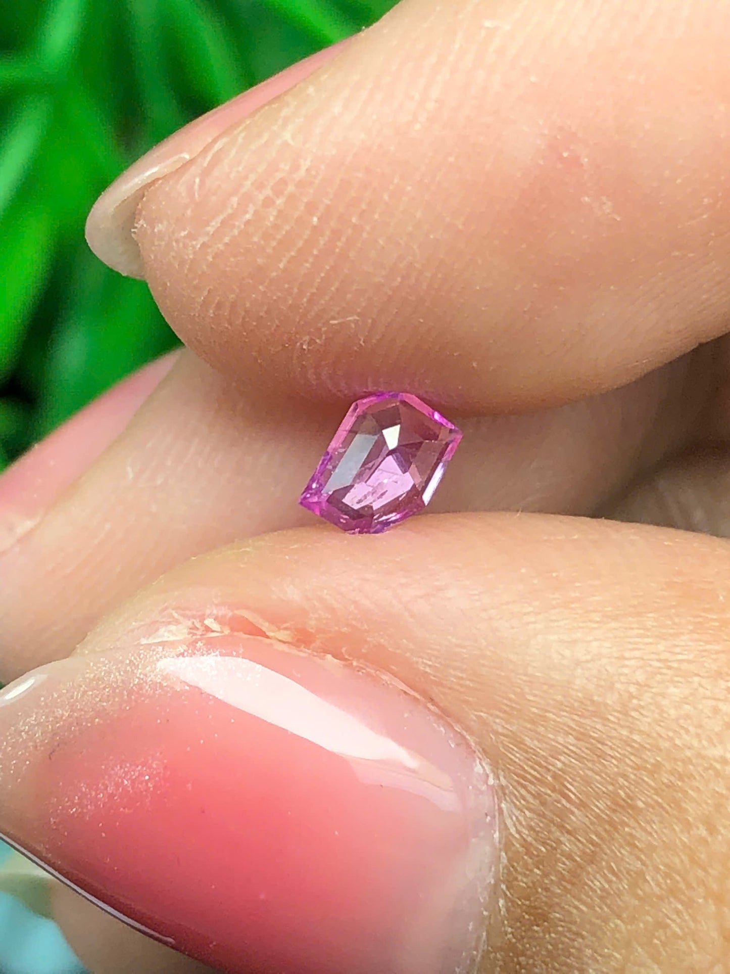 Natural light purplish pink sapphire LụcYên 0.28ct_14022617HA