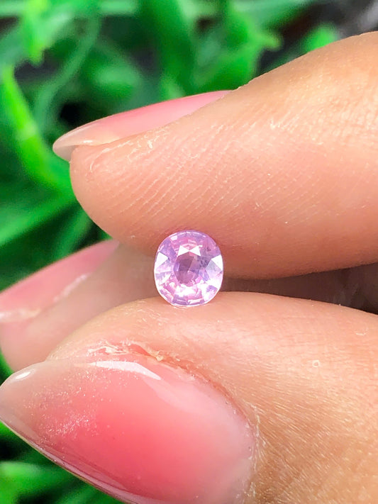 Natural light pink sapphire LụcYên 0.47ct_16022619HA