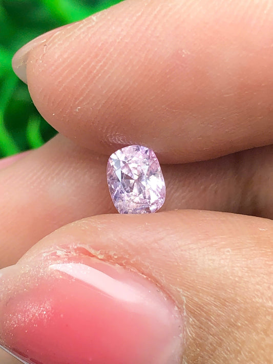 Natural light pink sapphire LụcYên 0.66ct_16022620HA