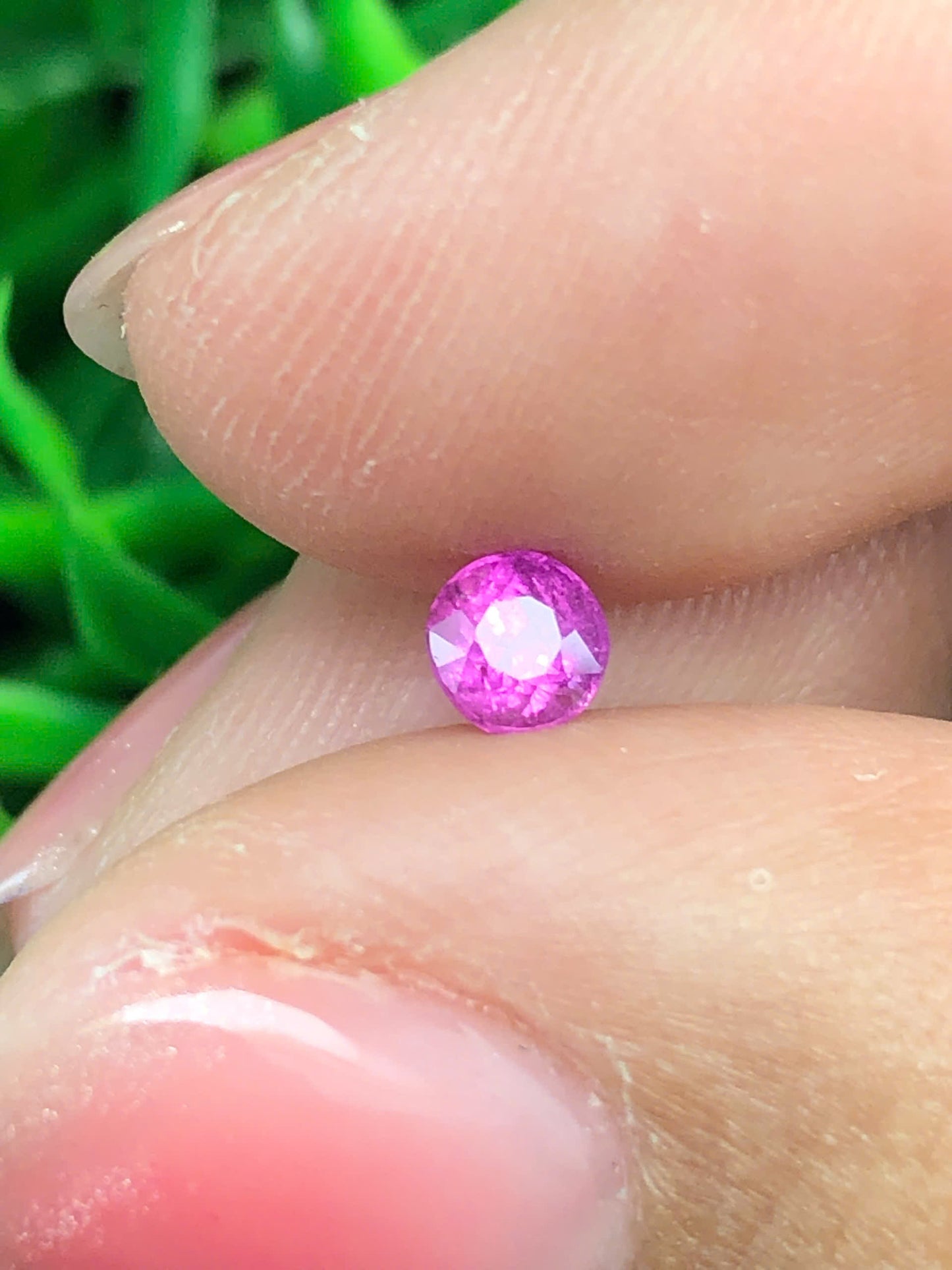 Natural purplish pink sapphire LụcYên 0.4ct_16022612HA