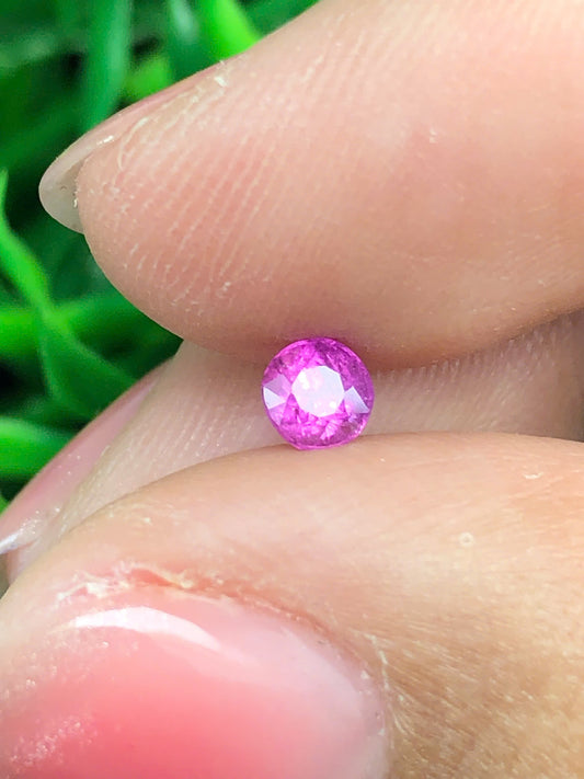 Natural purplish pink sapphire LụcYên 0.4ct_16022612HA