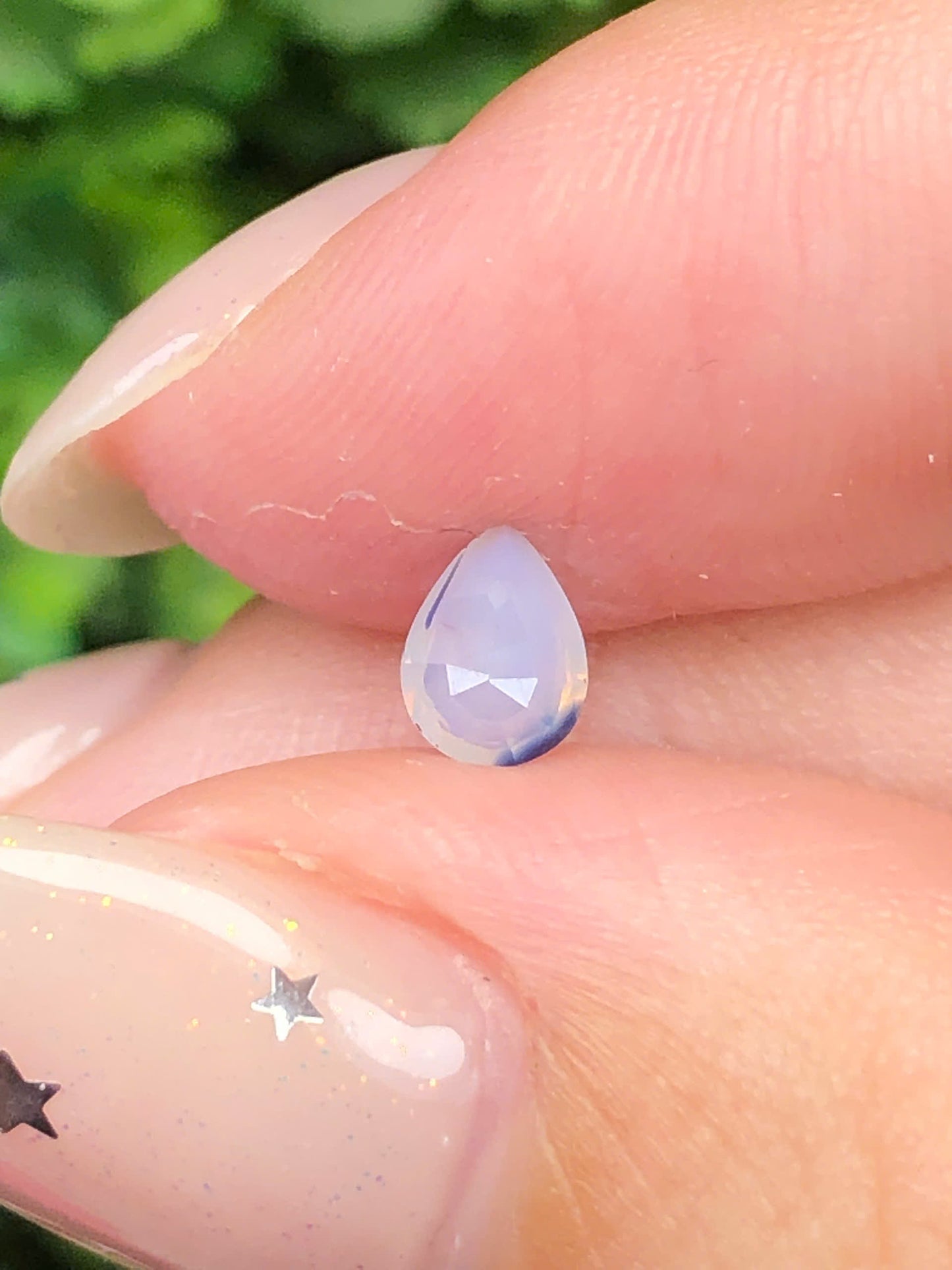 Natural silky sapphire multi color  Lucyen 0,37ct _100516HG