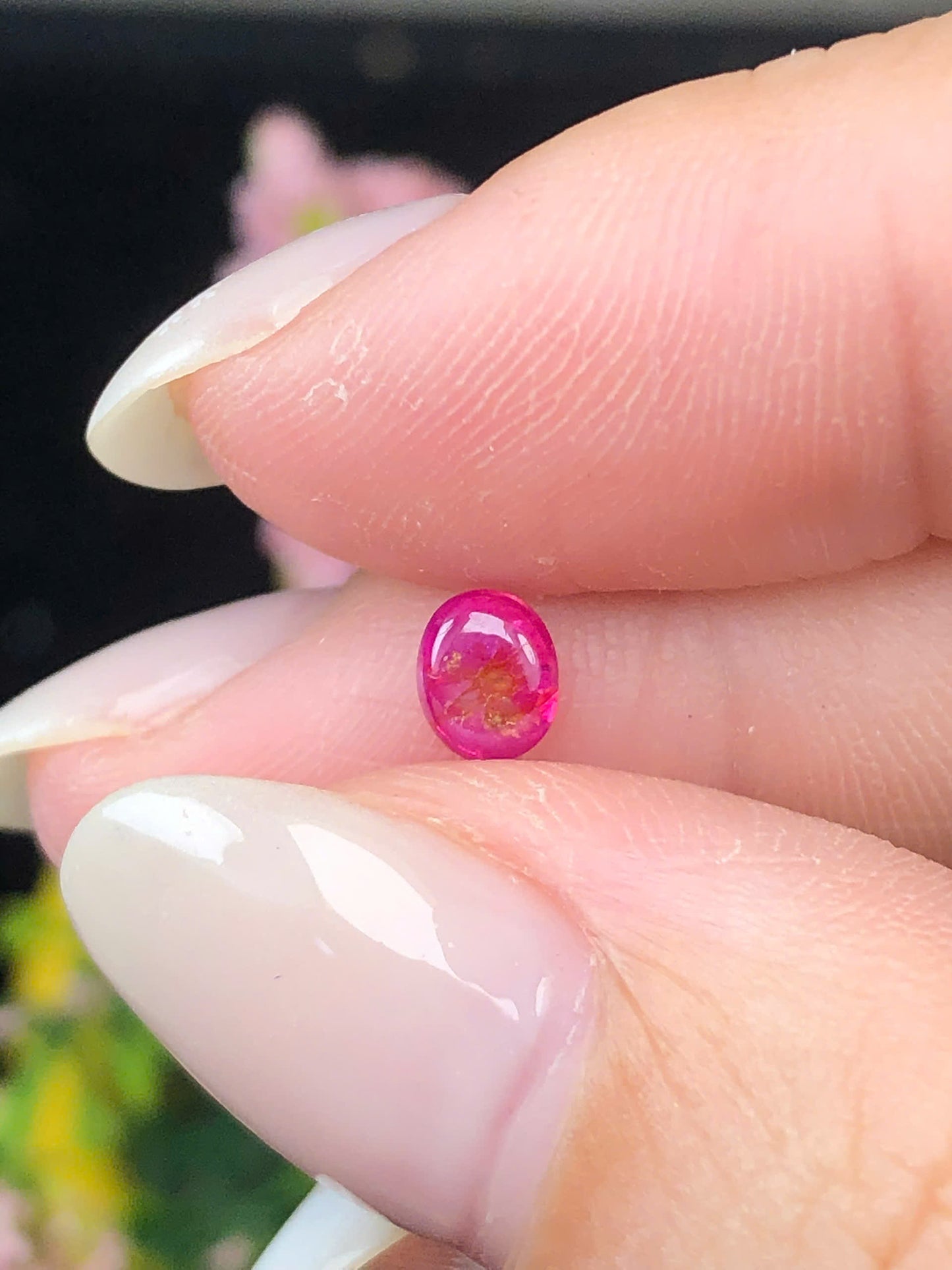 Natural Ruby Cacbochon Luc Yen 0,53ct  -041224HG