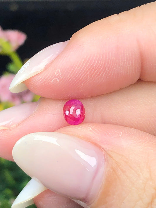 Natural Ruby Cacbochon Luc Yen 0,53ct  -041224HG