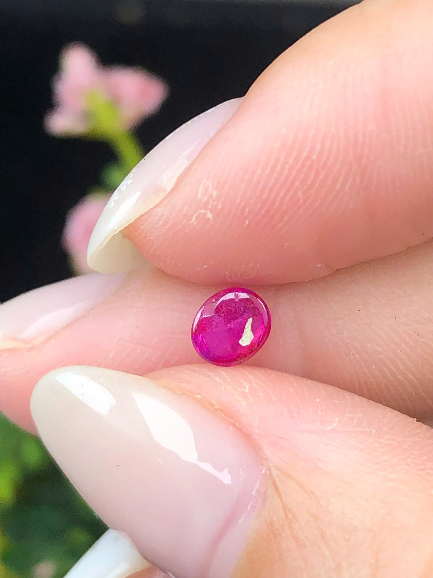Natural Ruby Cacbochon Luc Yen 0,53ct  -041226HG