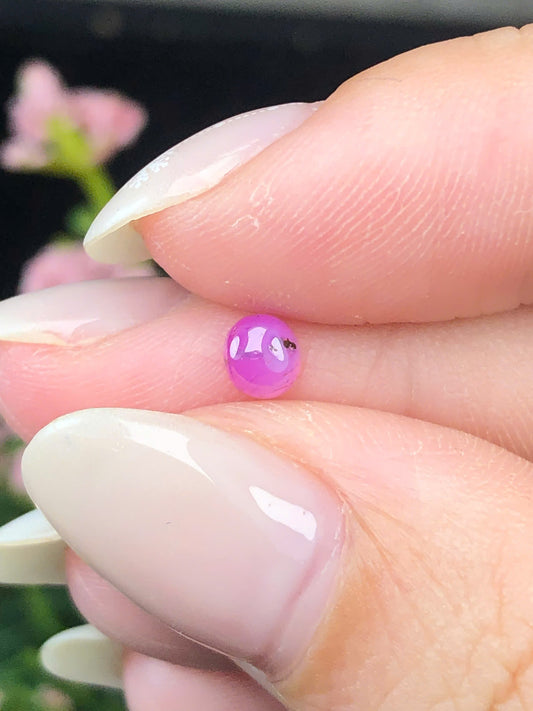 Natural purple Sapphire Cacbochon Luc Yen 0,43ct  -0,43ct HG