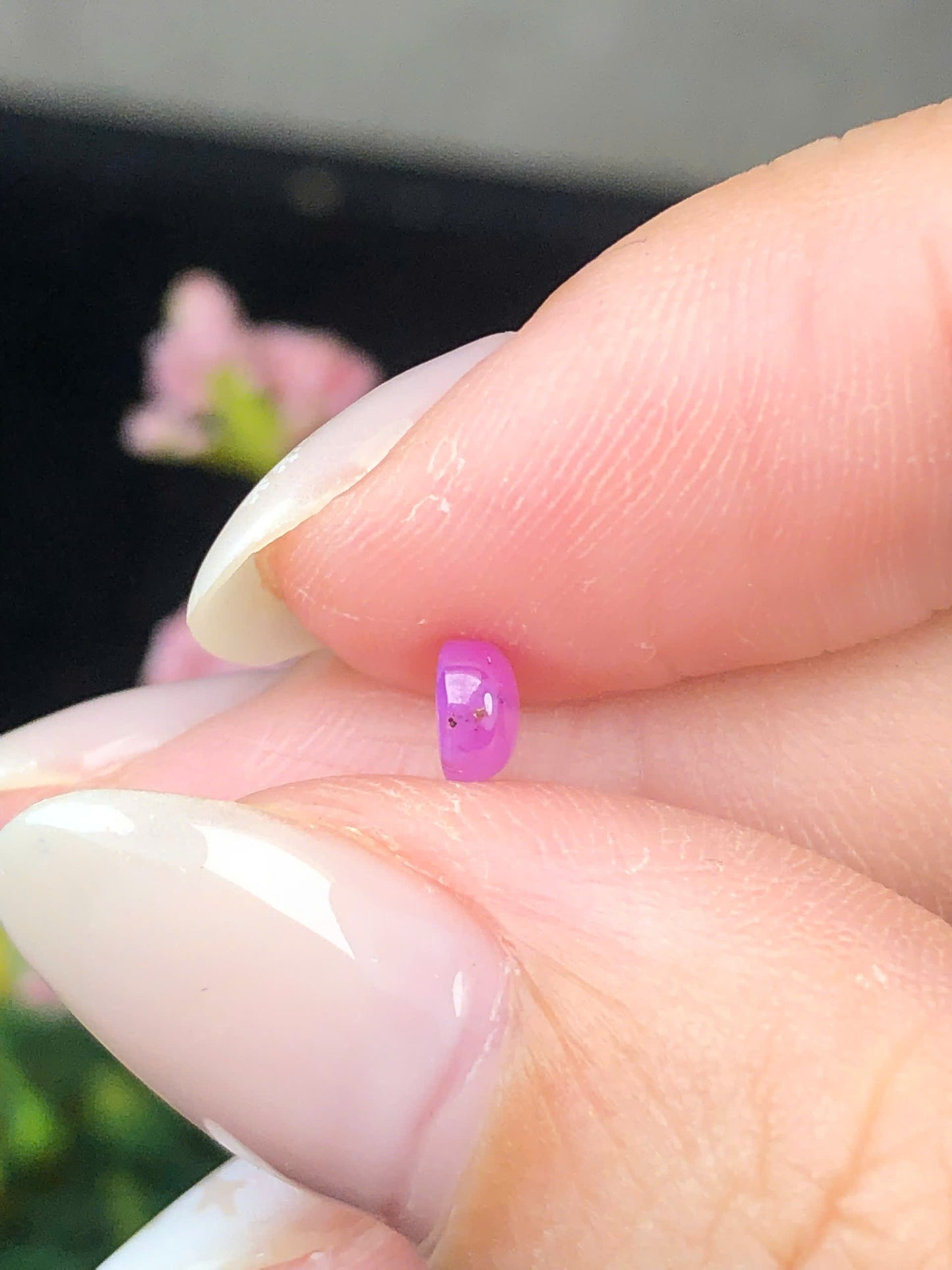 Natural purple Sapphire Cacbochon Luc Yen 0,43ct  -0,43ct HG